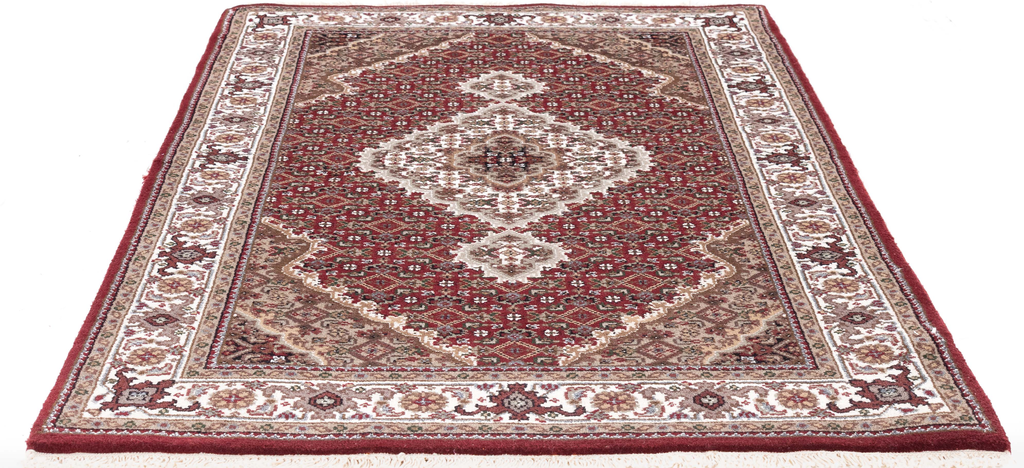 Fine Indian Bidjar Design Rug <br>  3'1 x 5'2