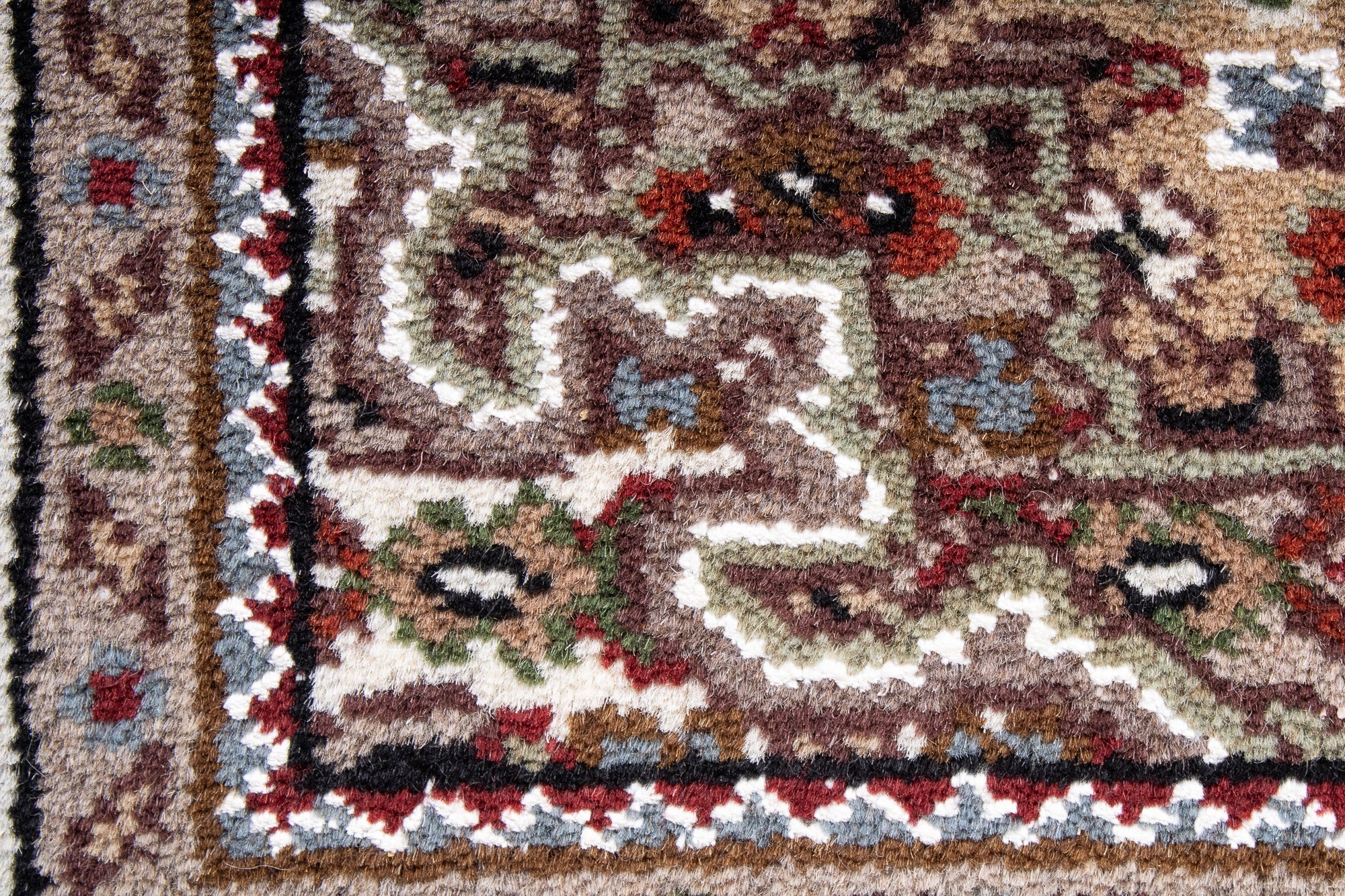 Ivory India Bidjar Rug <br> 3'1' x 5'1'