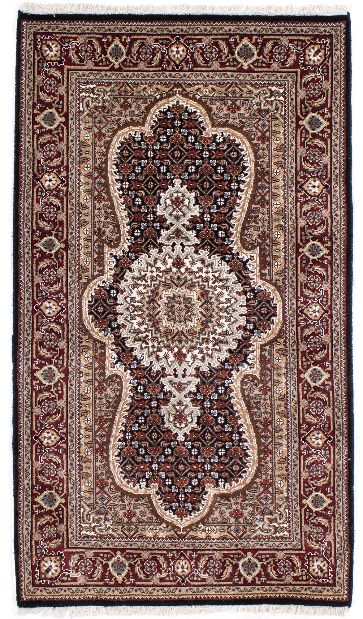 Ivory India Bidjar Rug <br> 3'0' x 5'2'