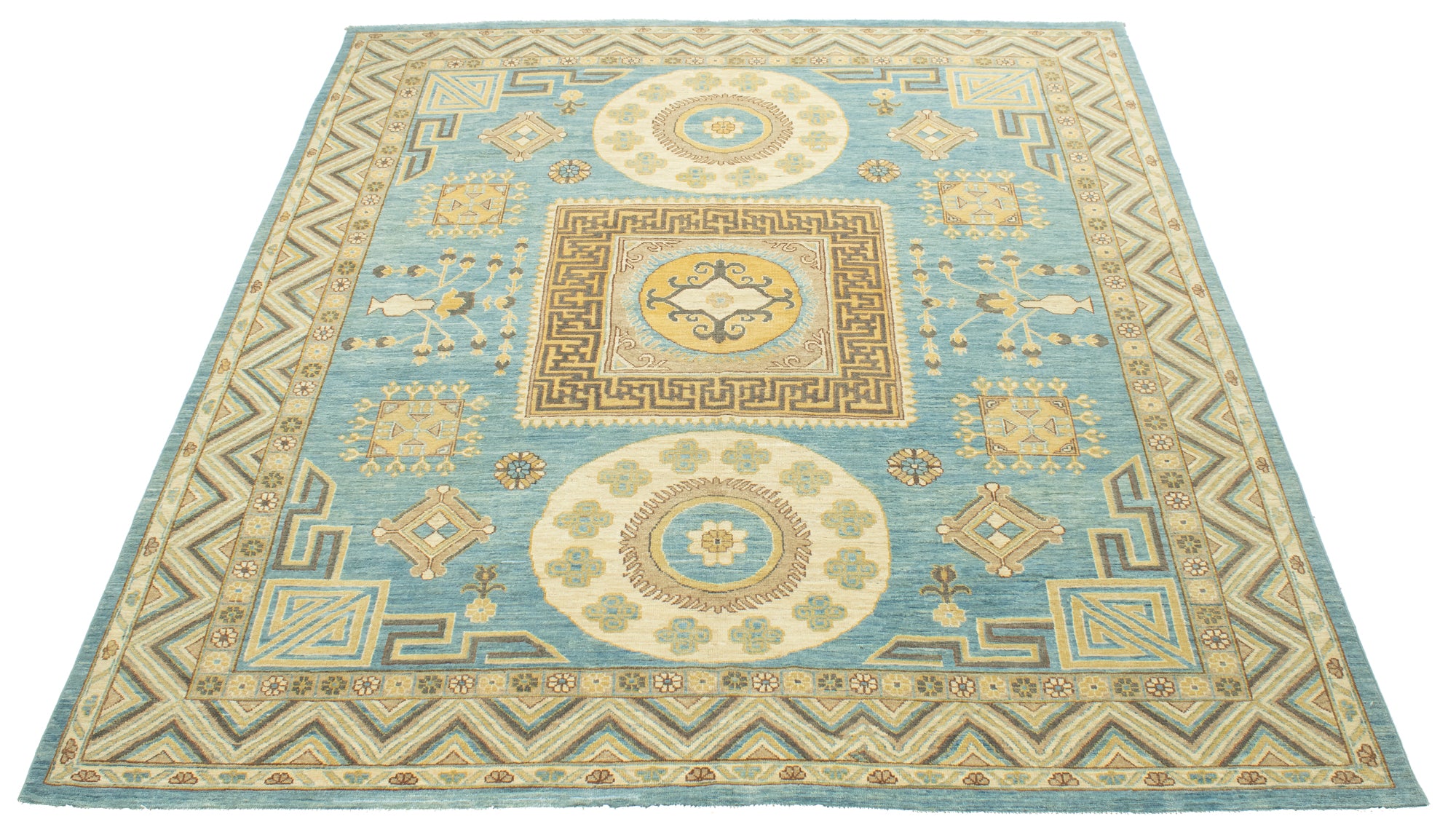 Pakistani Khotan Rug <br> 8 x 9