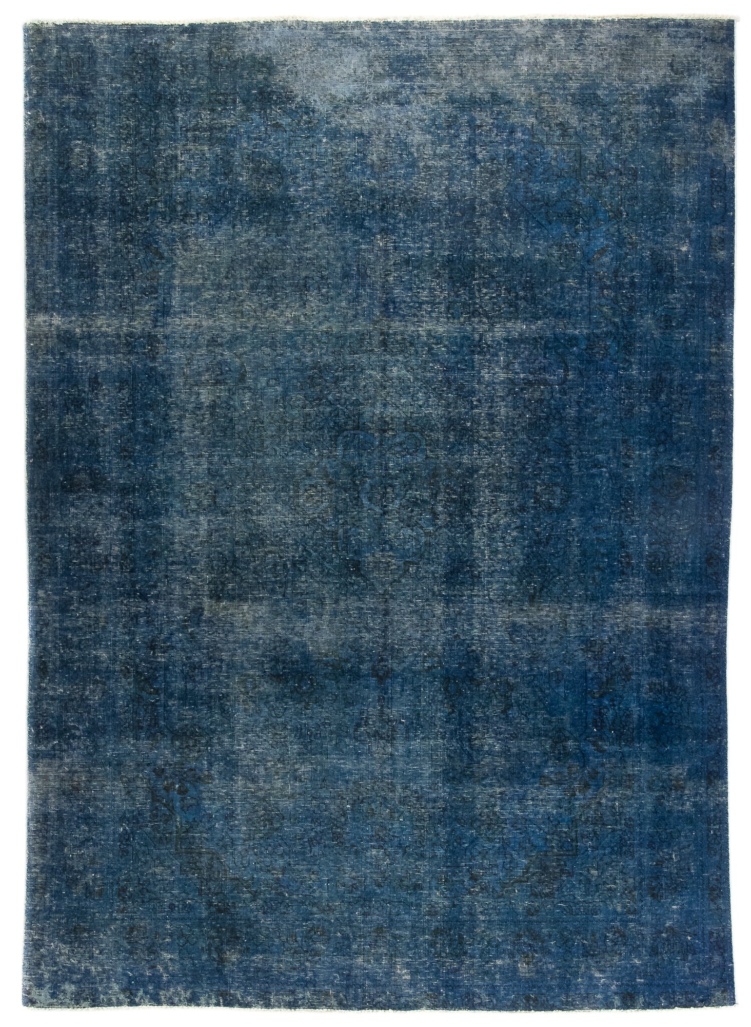 Pakistan Overdyed Vintage Rug  <br> 6'10 x 9'6