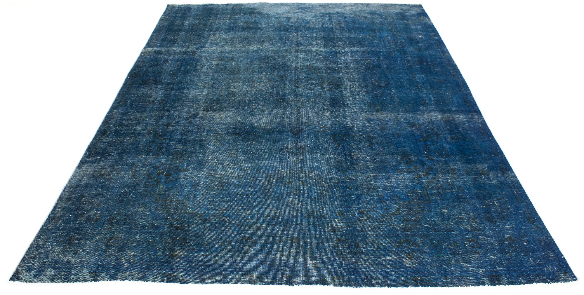 Pakistan Overdyed Vintage Rug  <br> 6'10 x 9'6