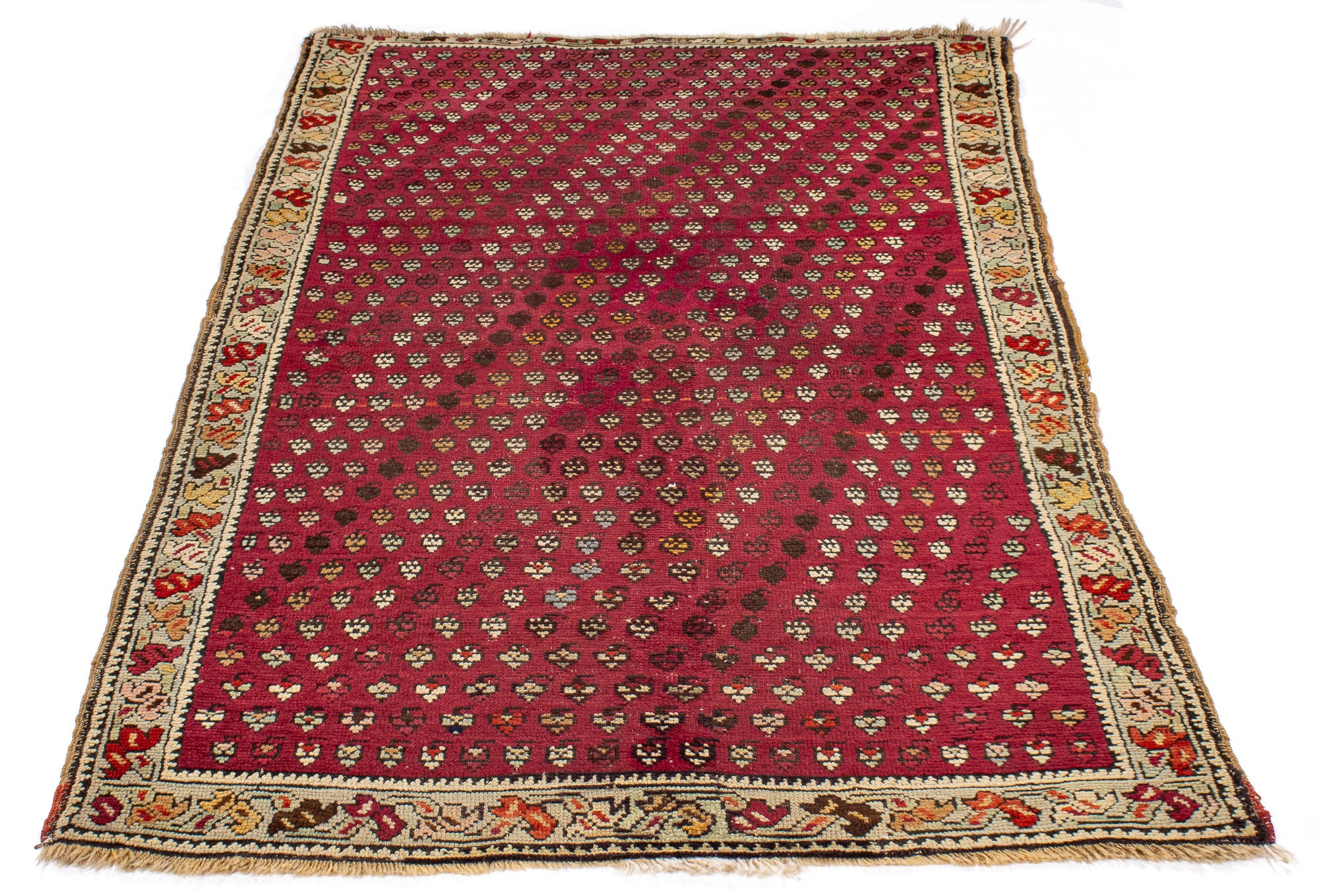 Antique Kurdish Rug <br> 3'0' x 5'0'