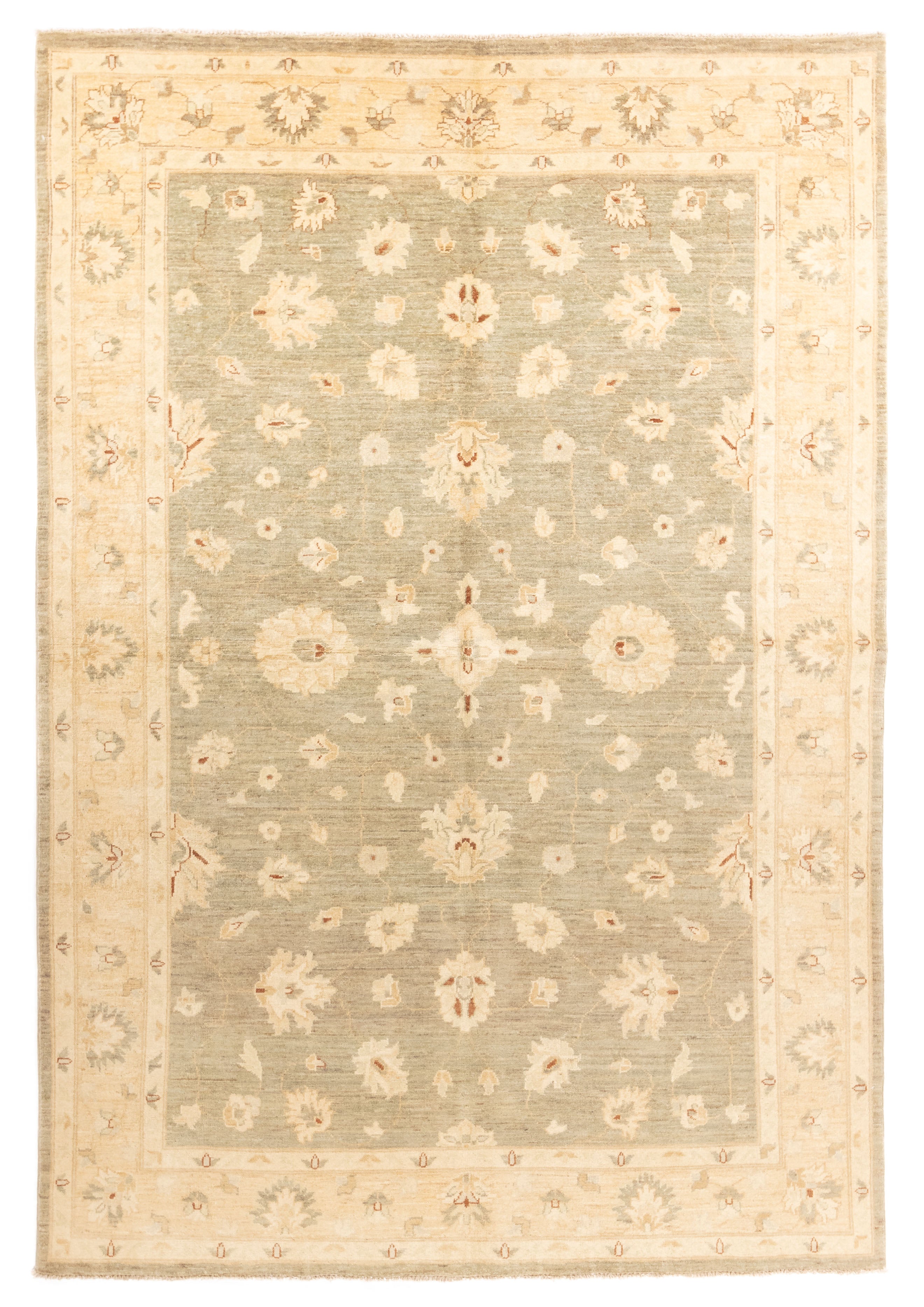 New Pakistan Oushak Rug <br> 6'1 x 8'9