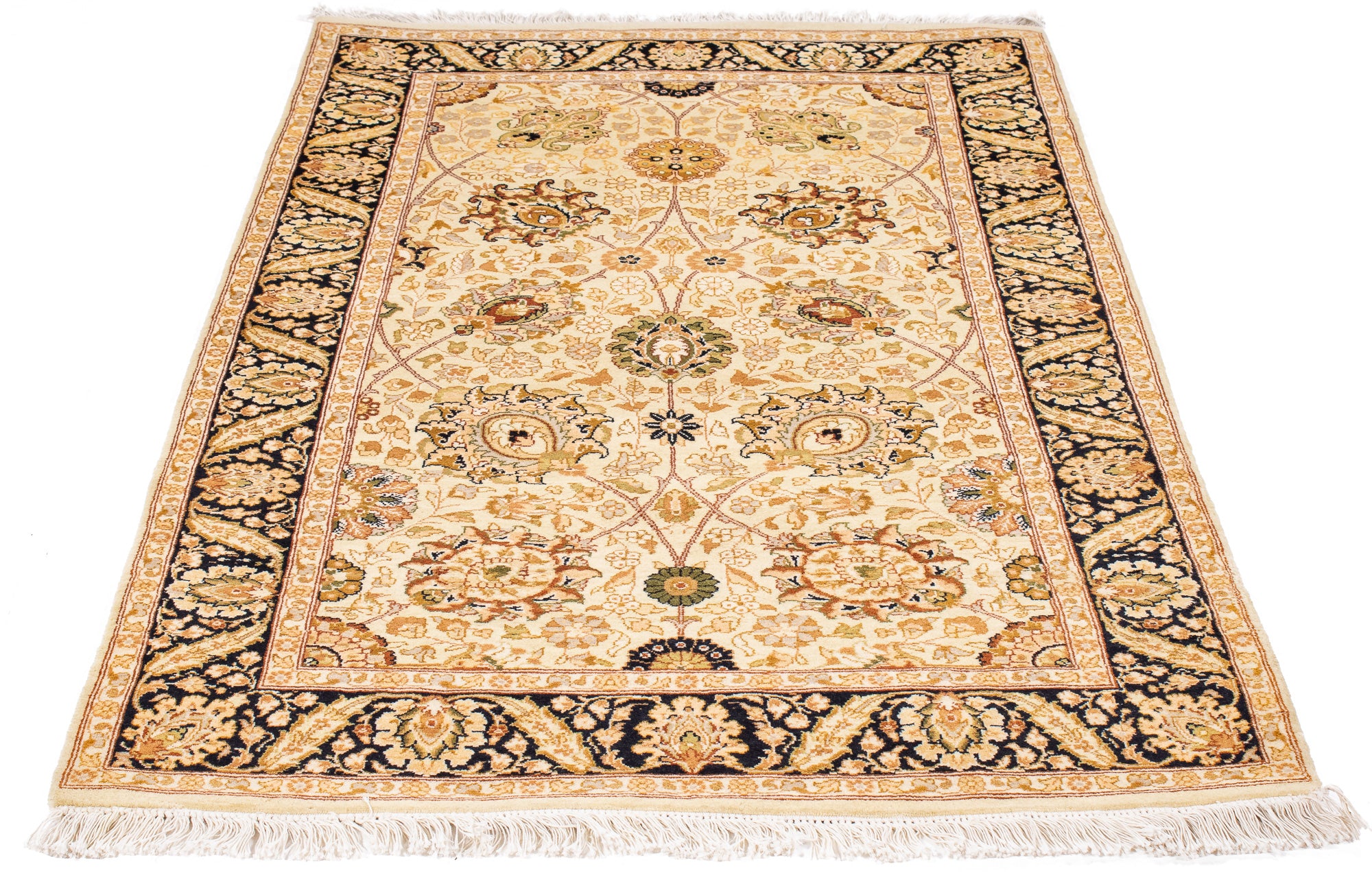 Pakistan Kashan Rug <br> 3'1' x 5'1'