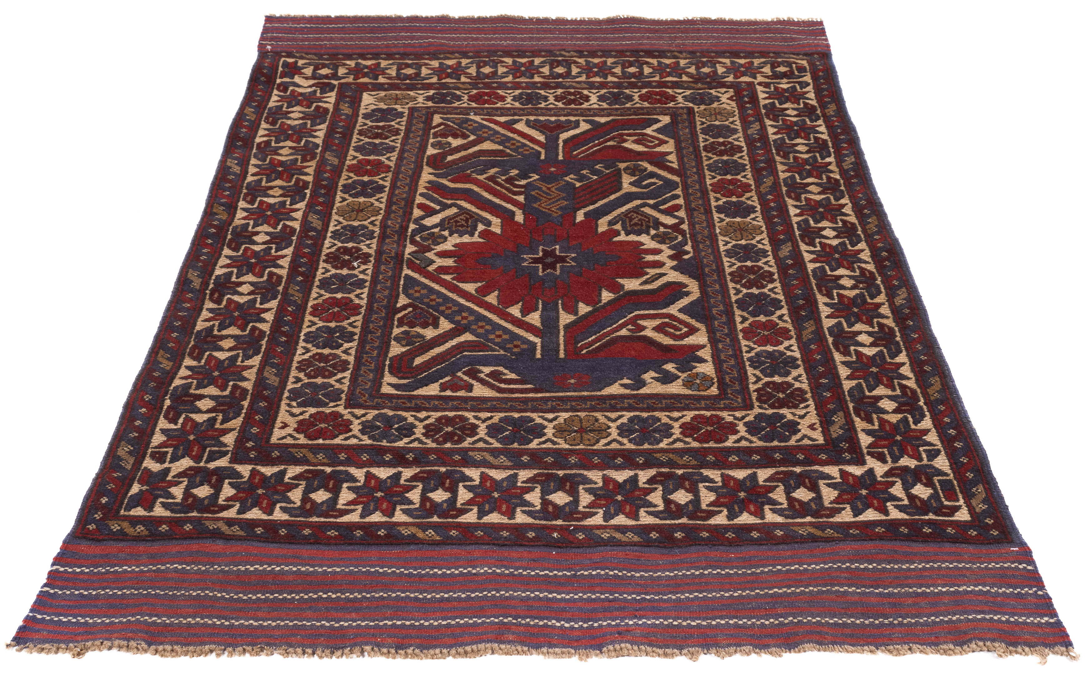 New Pakistan Soumak Rug 4'0 x 6'5