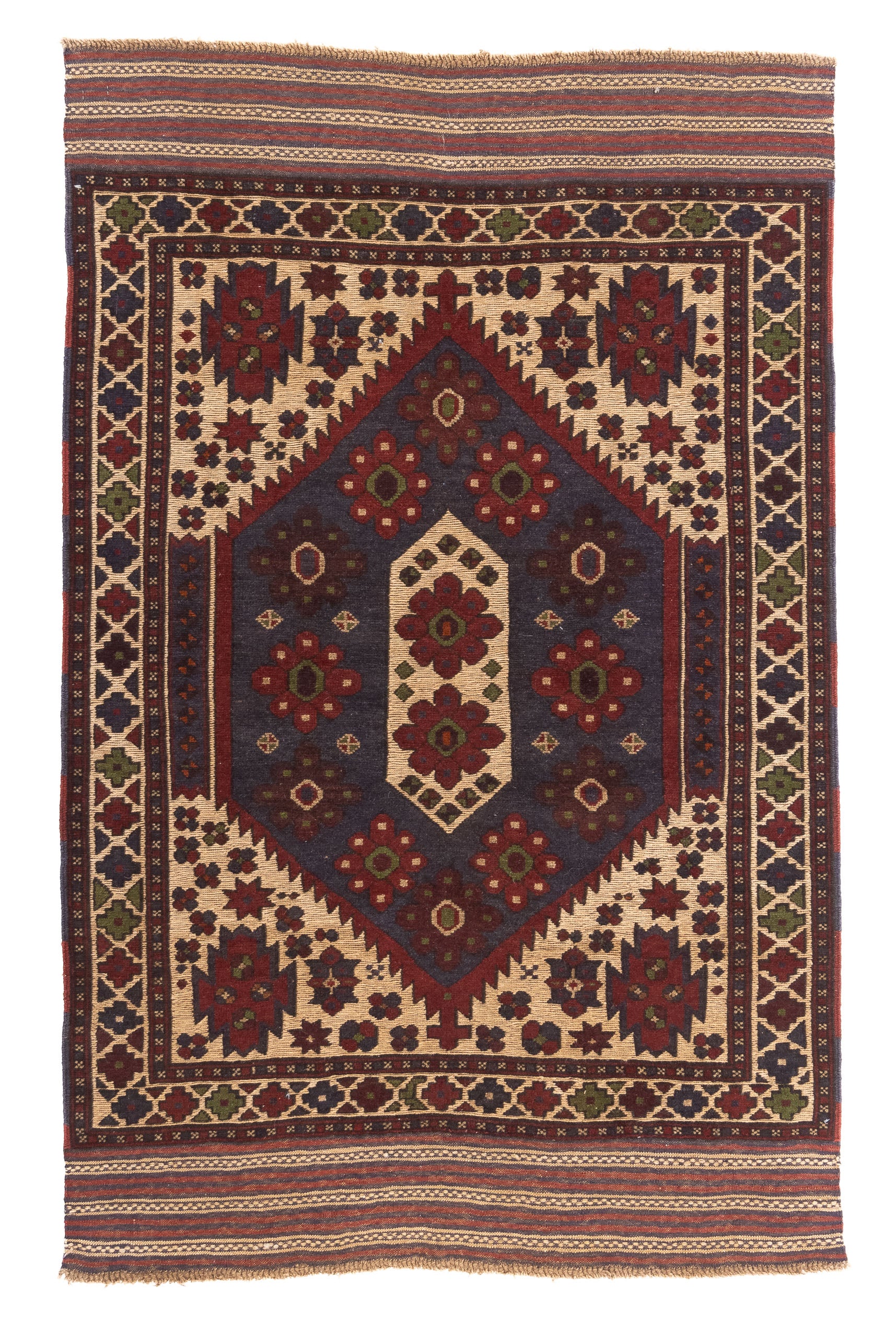 New Pakistan Soumak Rug 4'1 x 6'2