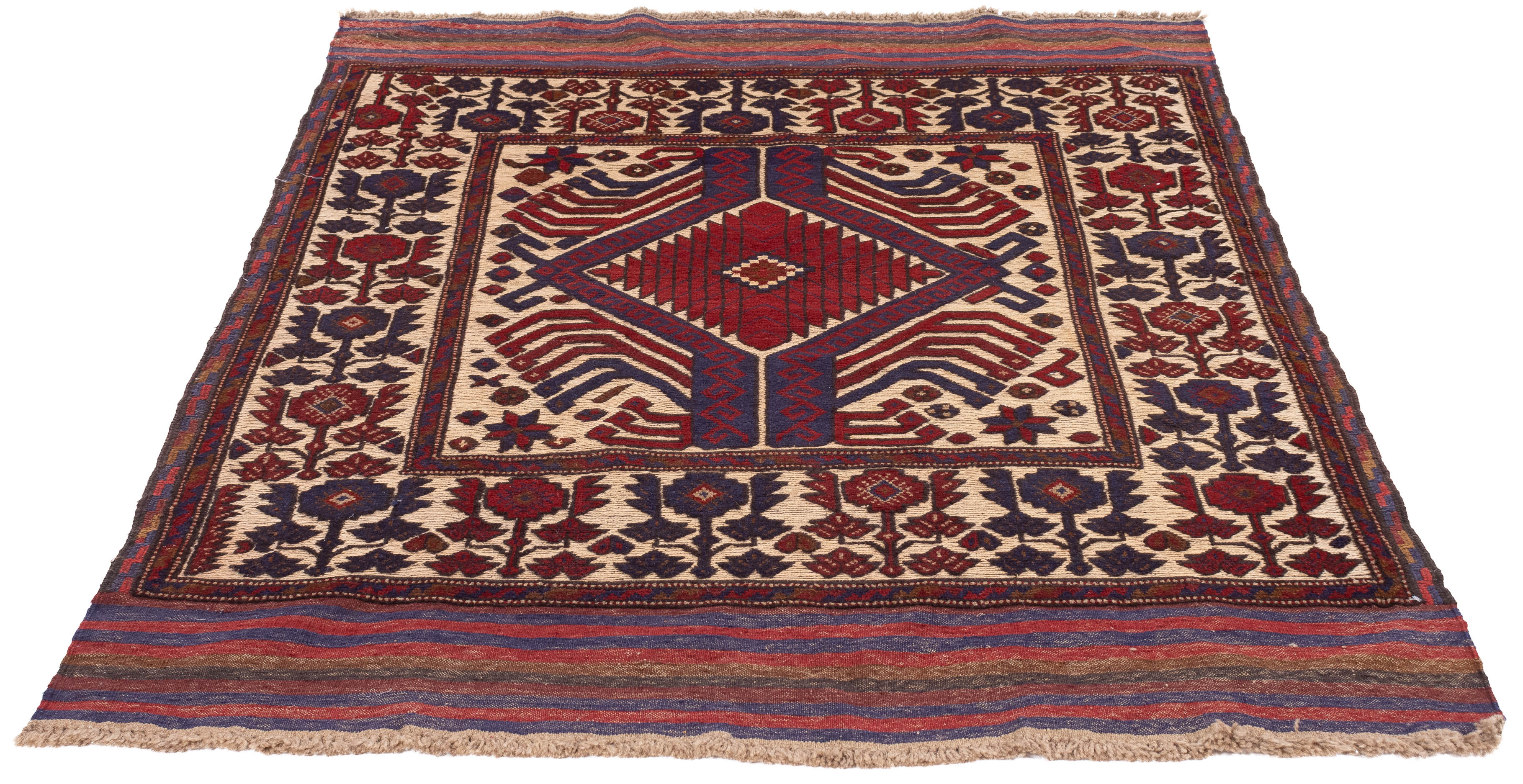 New Pakistan Soumak Rug 4'6 x 6'4