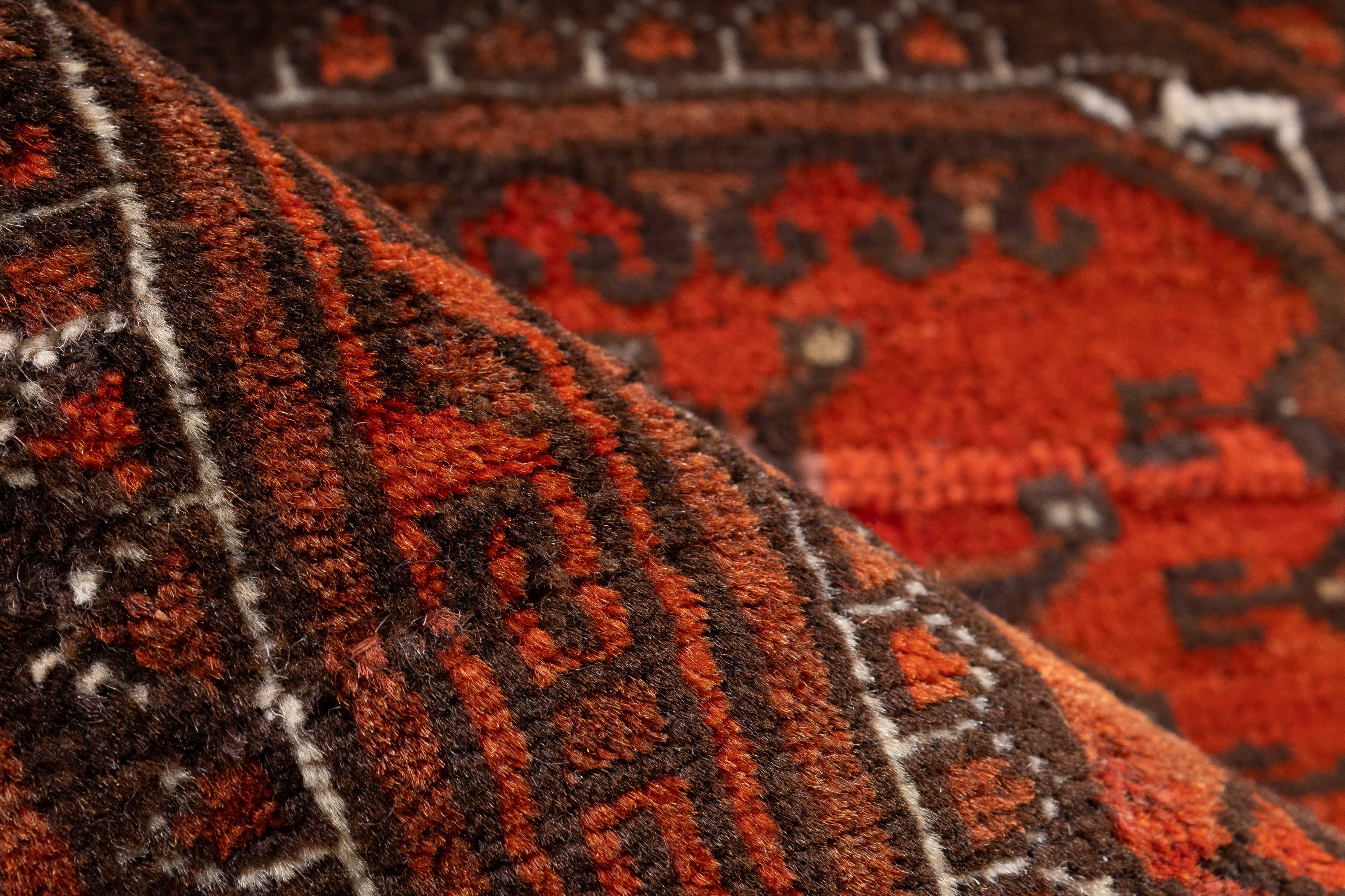 Turkmen Tribal Rug <br> 3'5 x 4'5