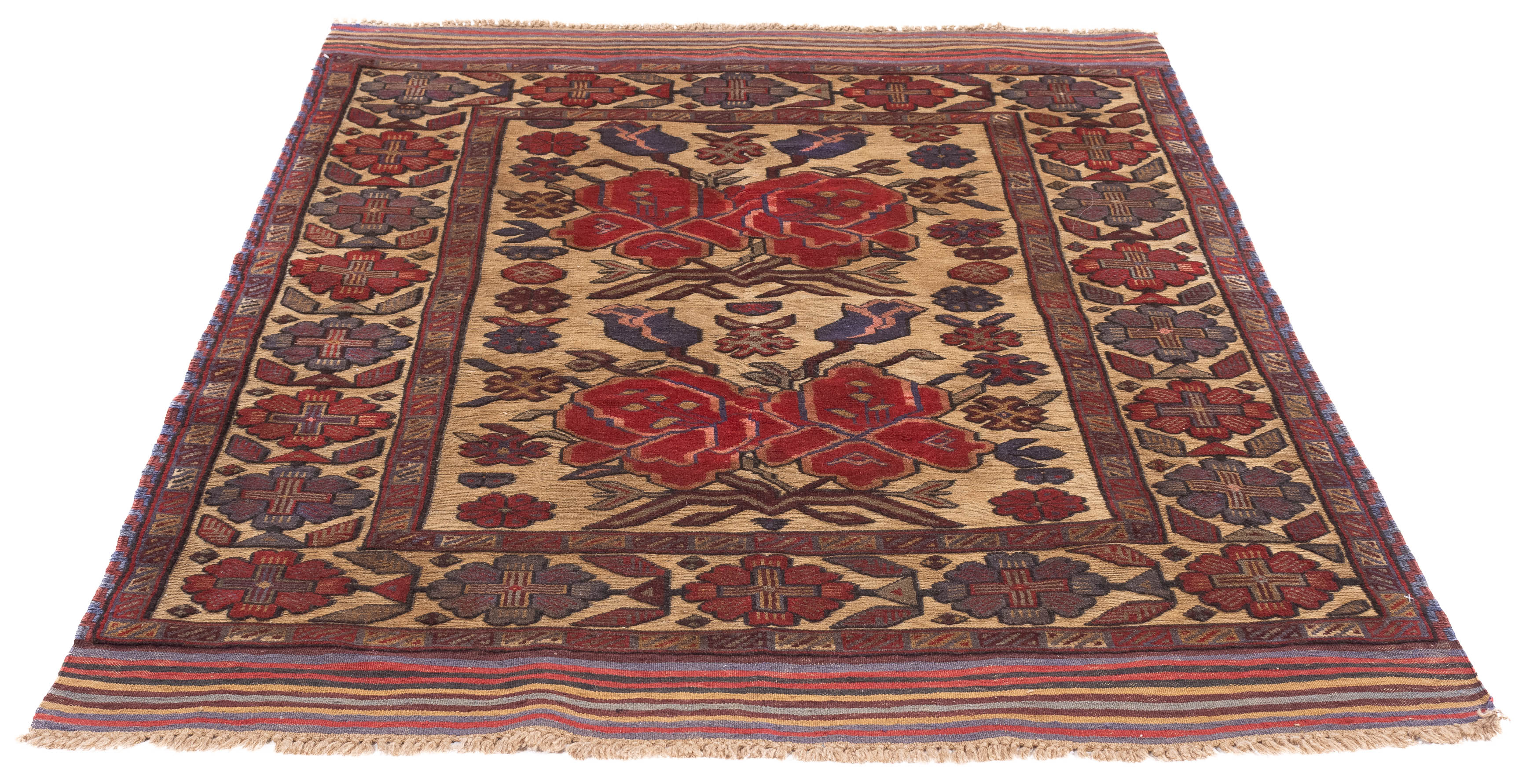 New Pakistan Soumak Rug 4'4 x 6'1