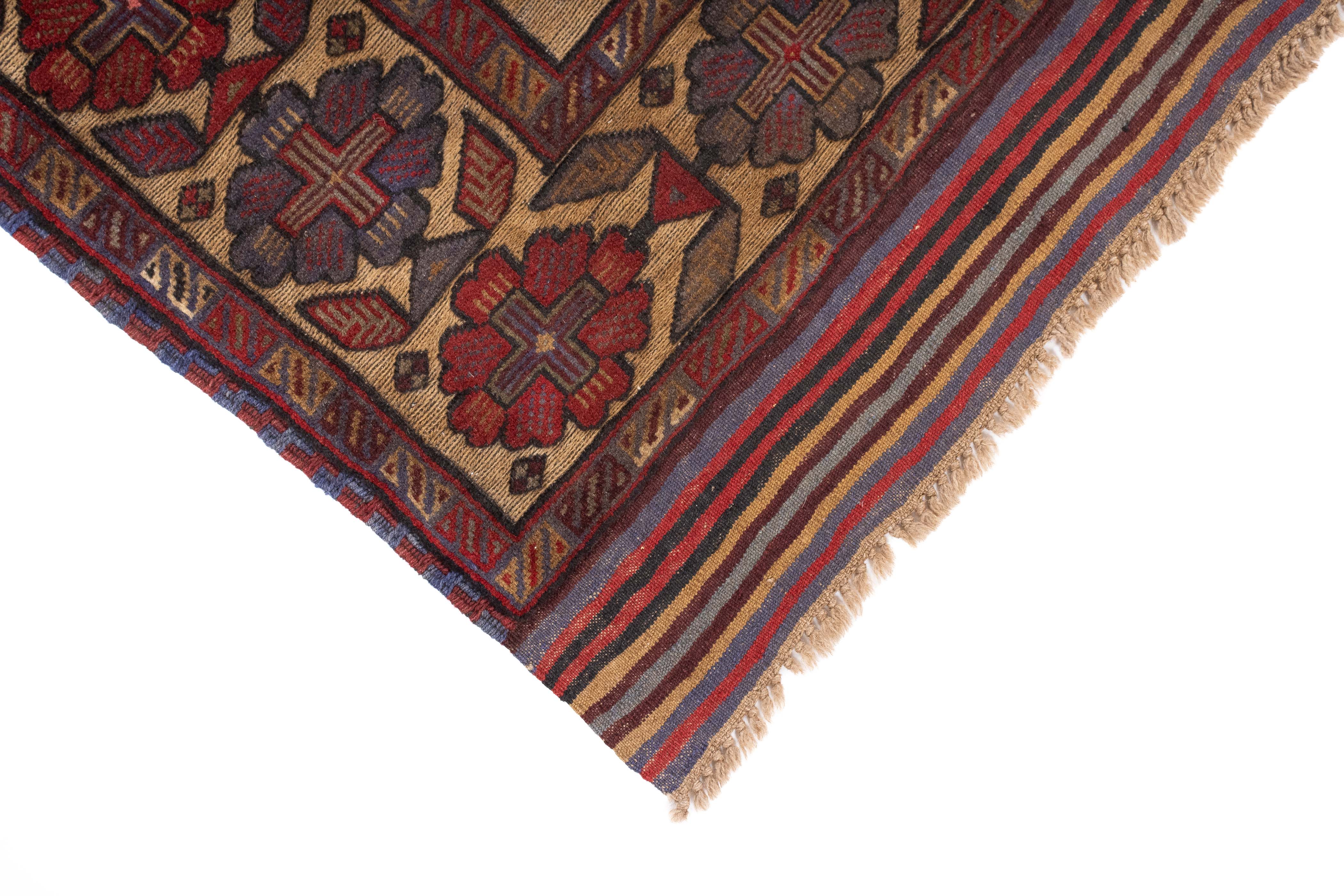 New Pakistan Soumak Rug 4'4 x 6'1