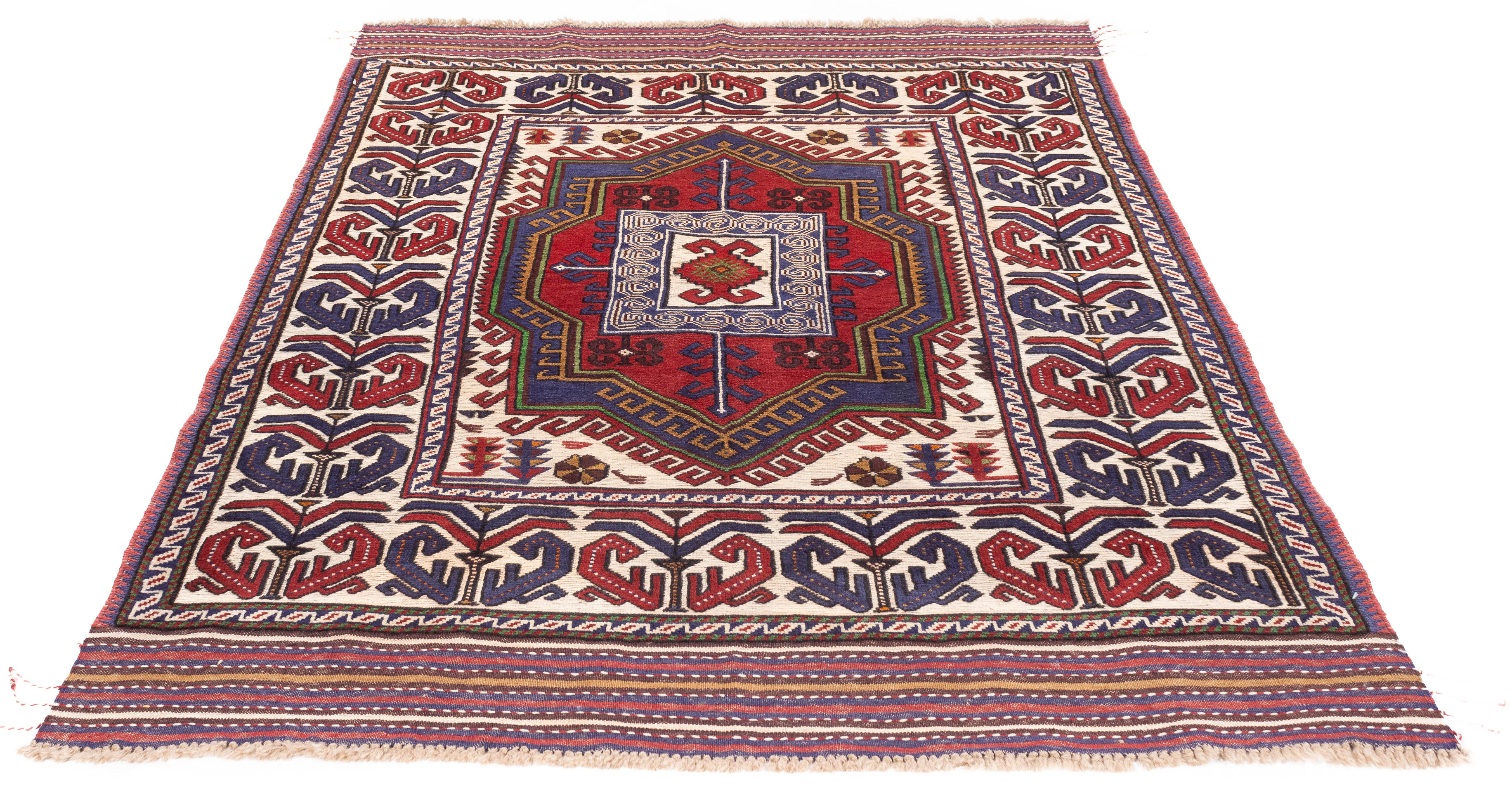 New Pakistan Soumak Rug 4'5 x 6'2