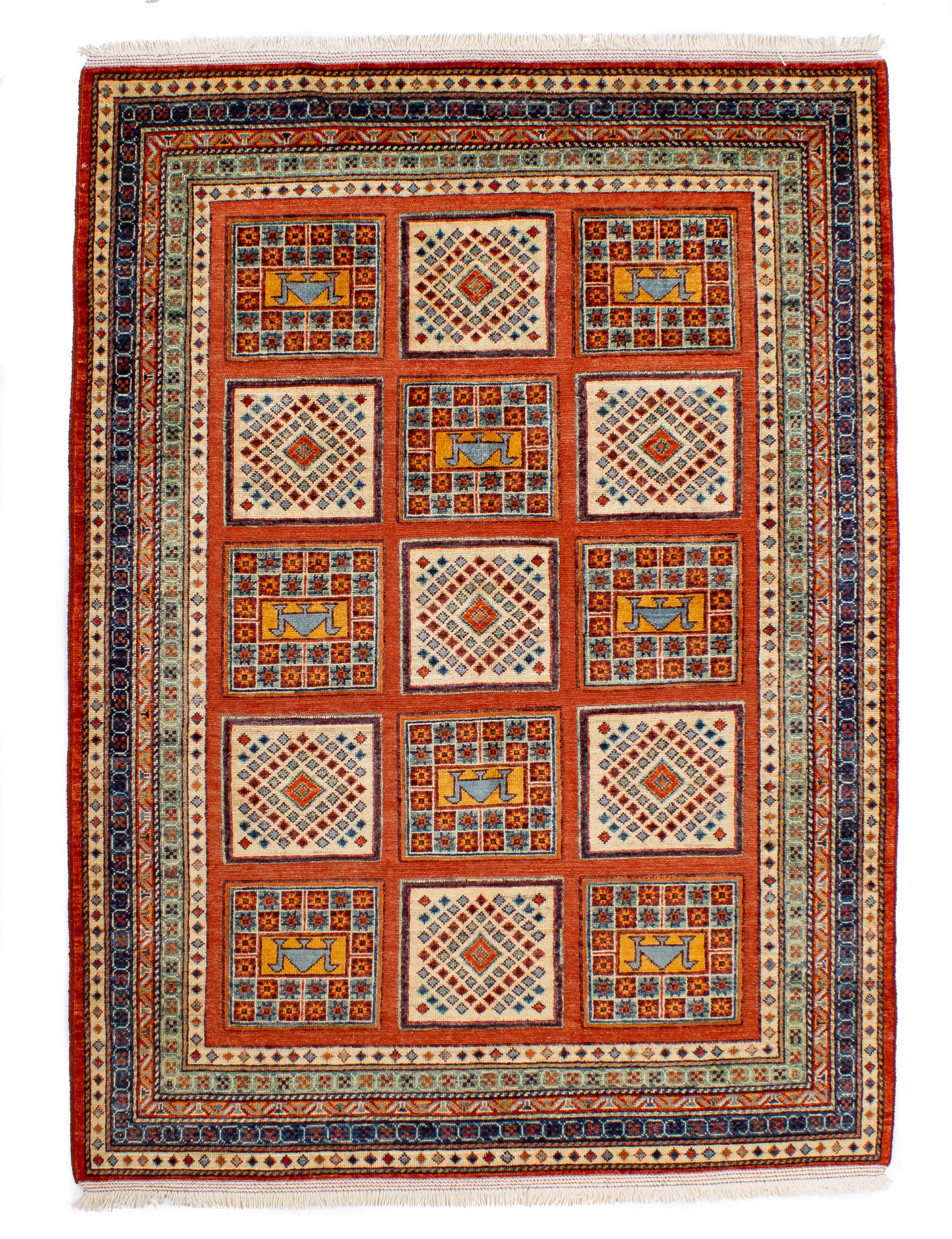 Pakistan Khyber Rug <br> 4'10 x 6'8