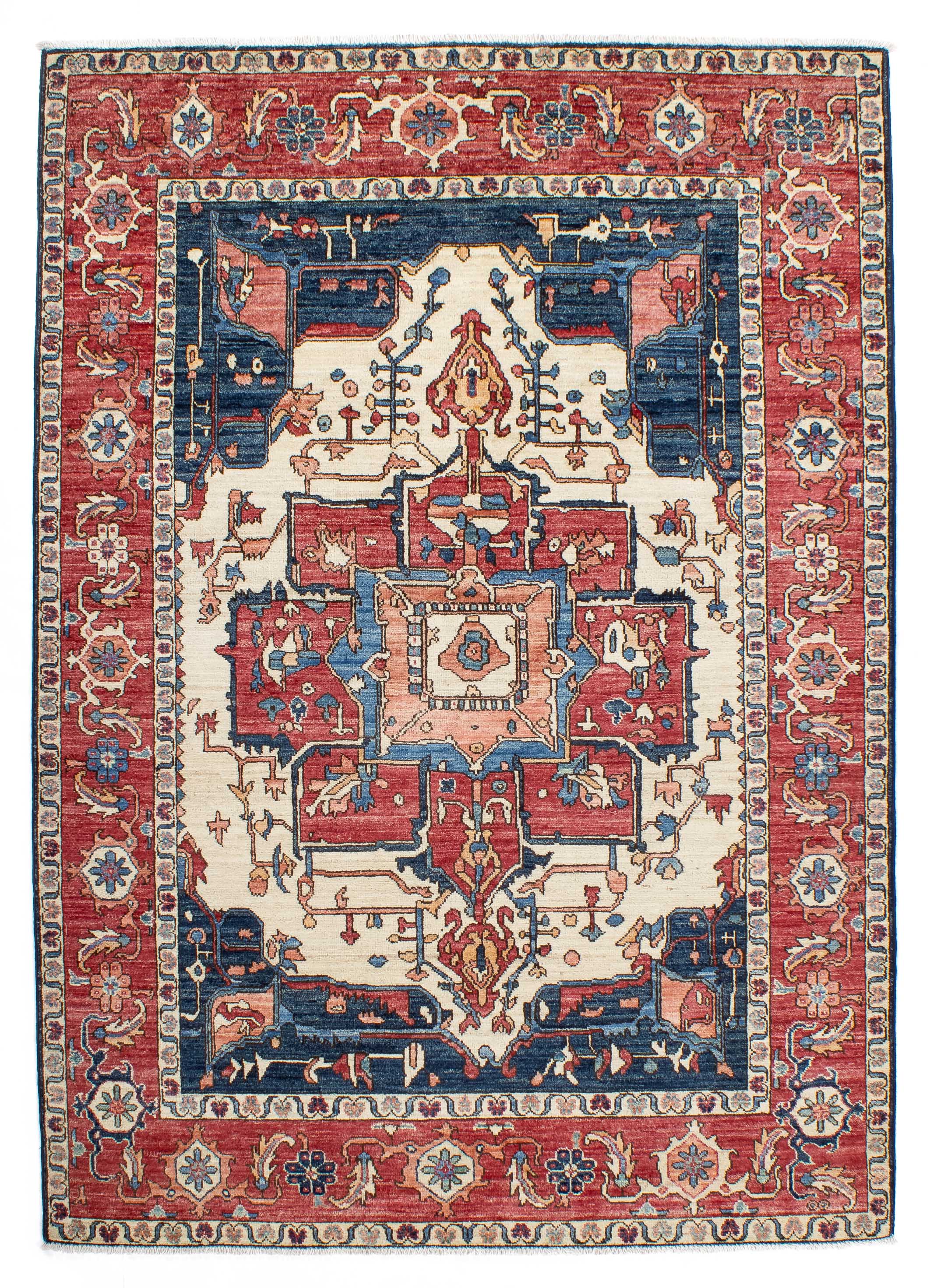 Traditional Pakistan Serapi Rug <br> 5'0 x 6'10