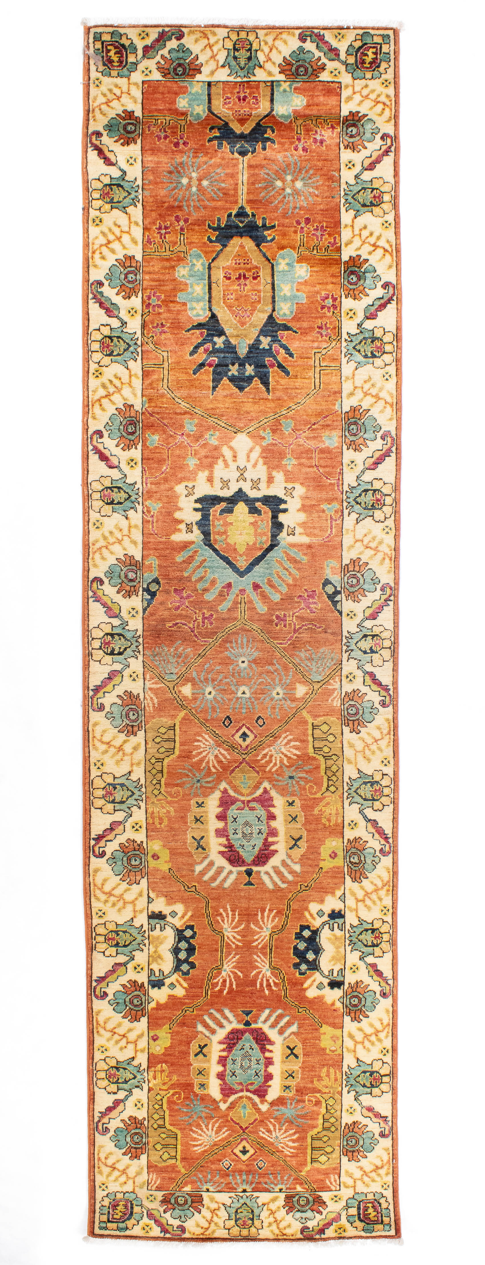 Traditional Pakistan Serapi Runner <br> 2'6 x 9'10