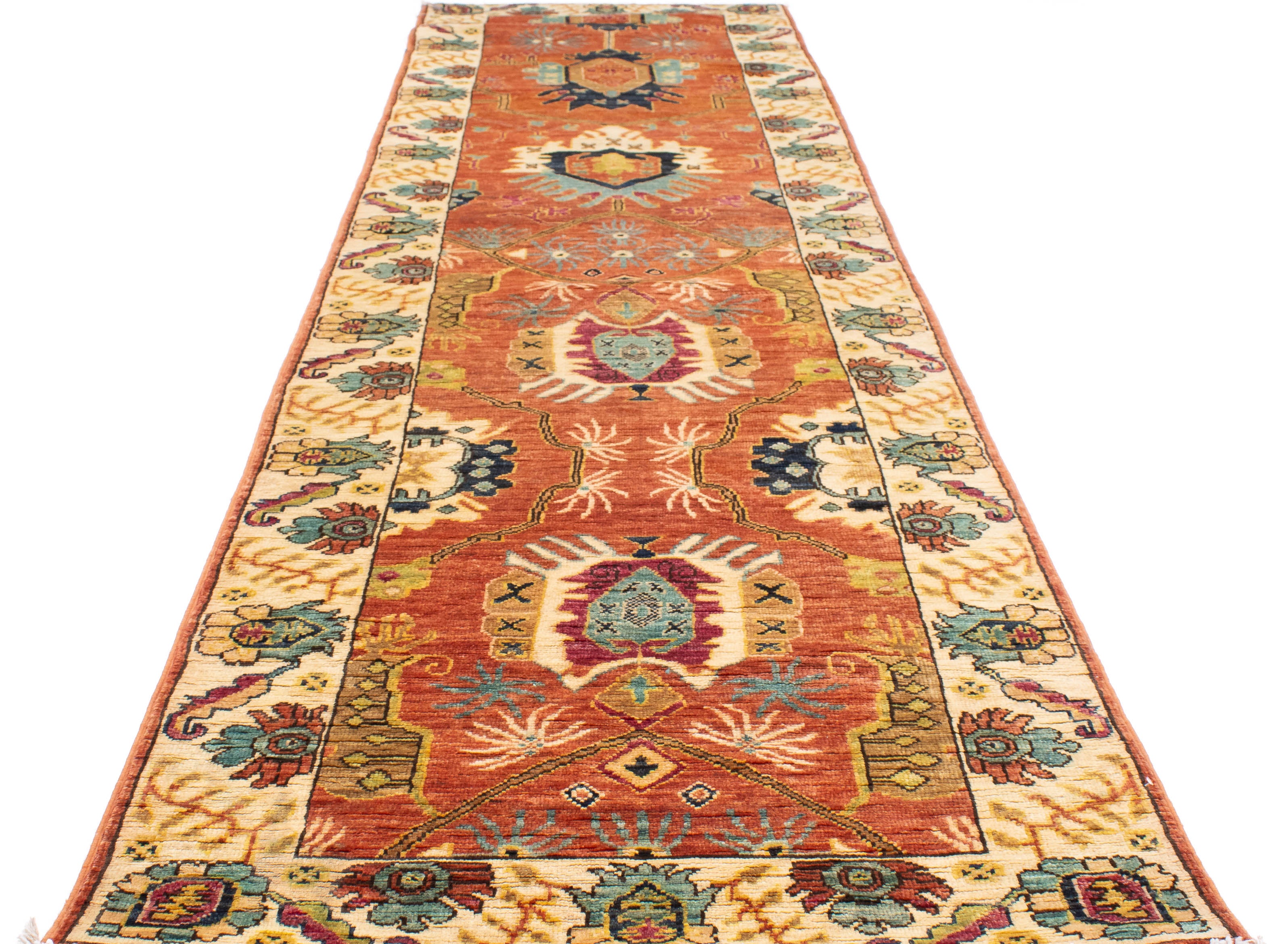 Traditional Pakistan Serapi Runner <br> 2'6 x 9'10