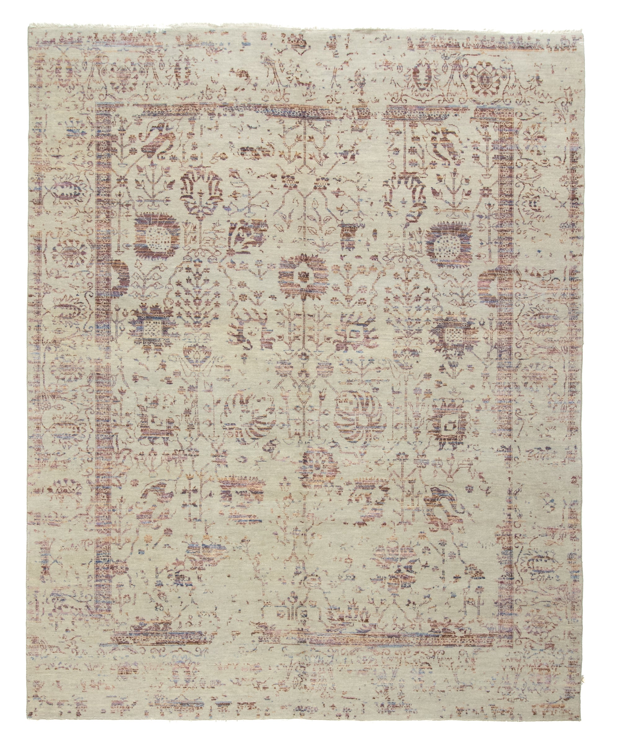 Indian Ikat Rug <br> 8'2 x 10'1