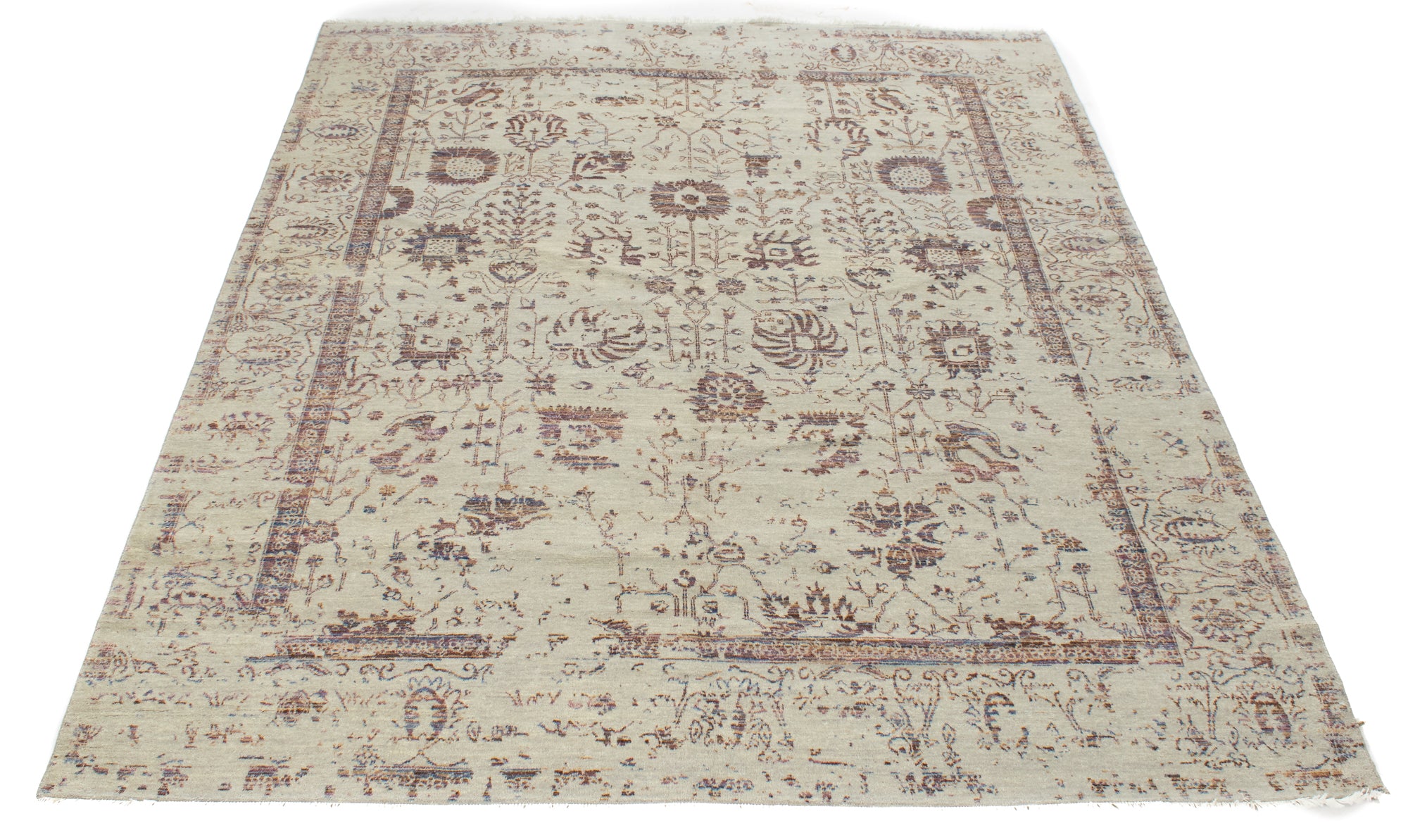 Indian Ikat Rug <br> 8'2 x 10'1