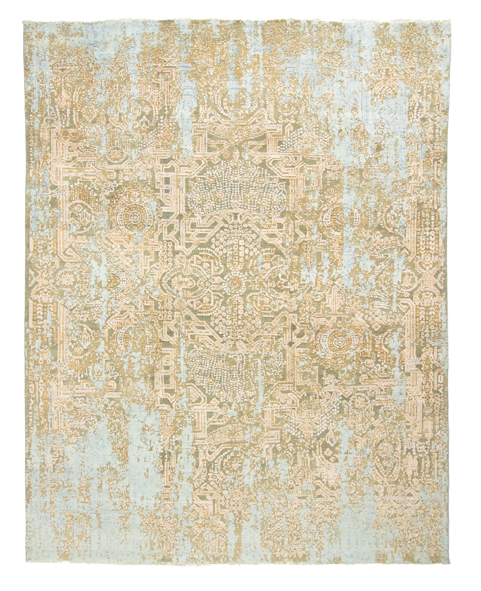 Indian Contemporary Rug <br> 8'0 x 10'0