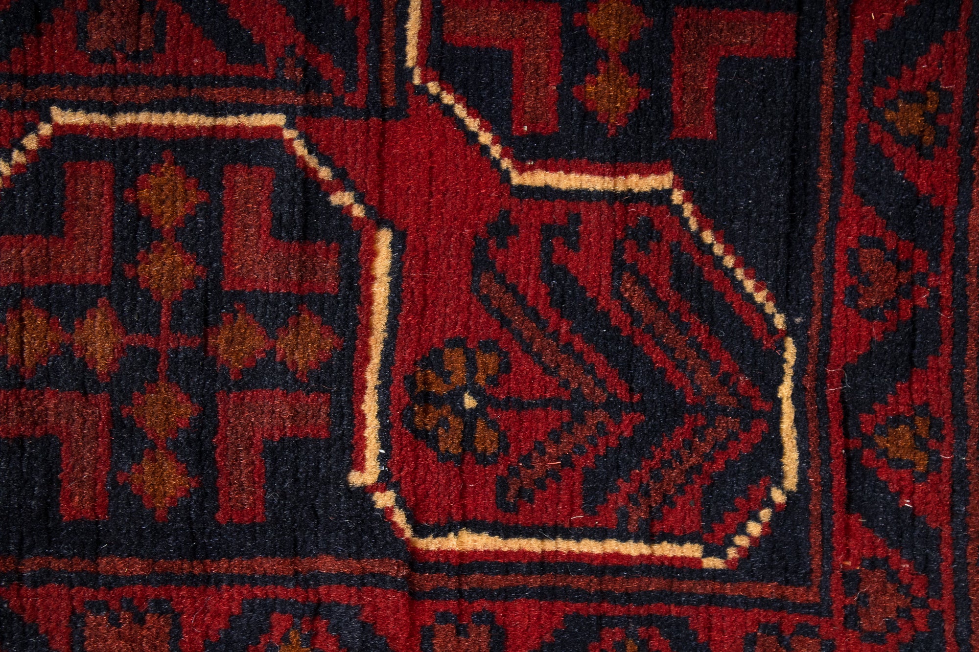 Pak Afghan Bokhara Runner <br> 2'7 x 12'10