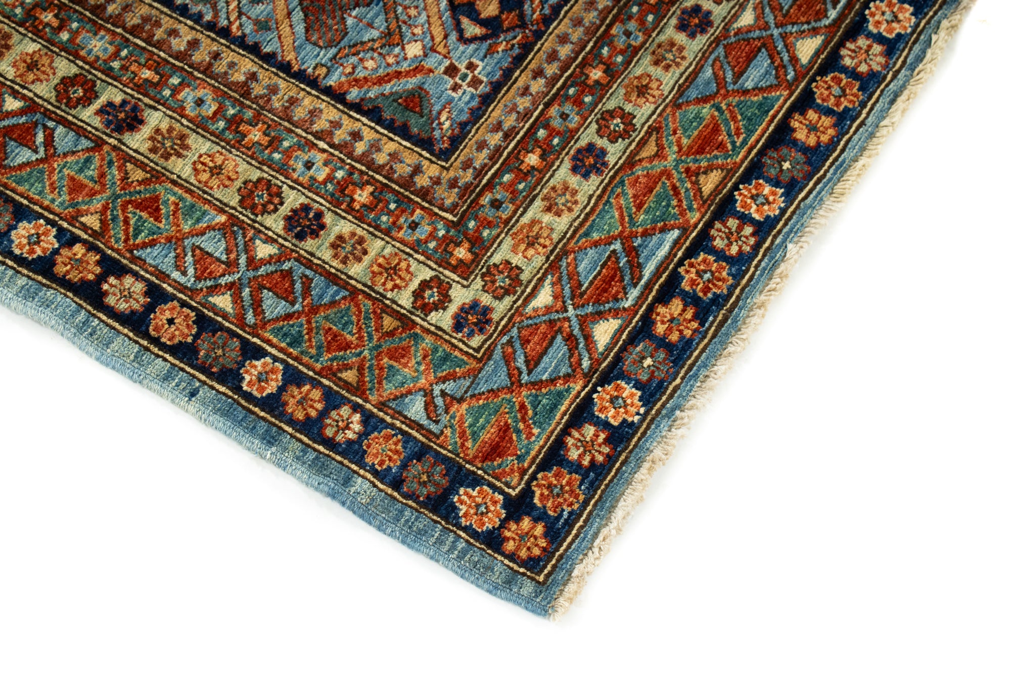 Afghan Serapi Rug <br> 5'4 × 5'7