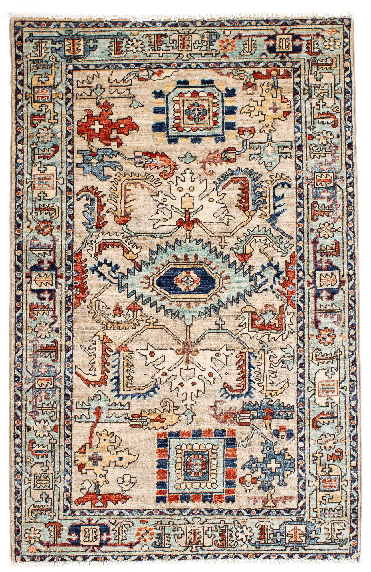 Pakistan Serapi Rug <br> 3'2' x 4'10'