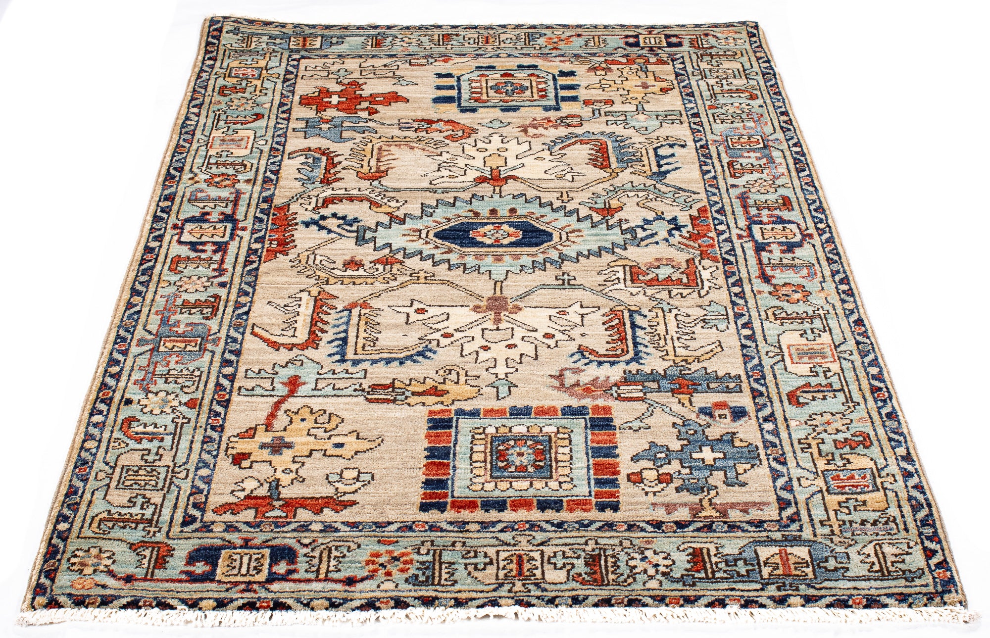 Pakistan Serapi Rug <br> 3'2' x 4'10'