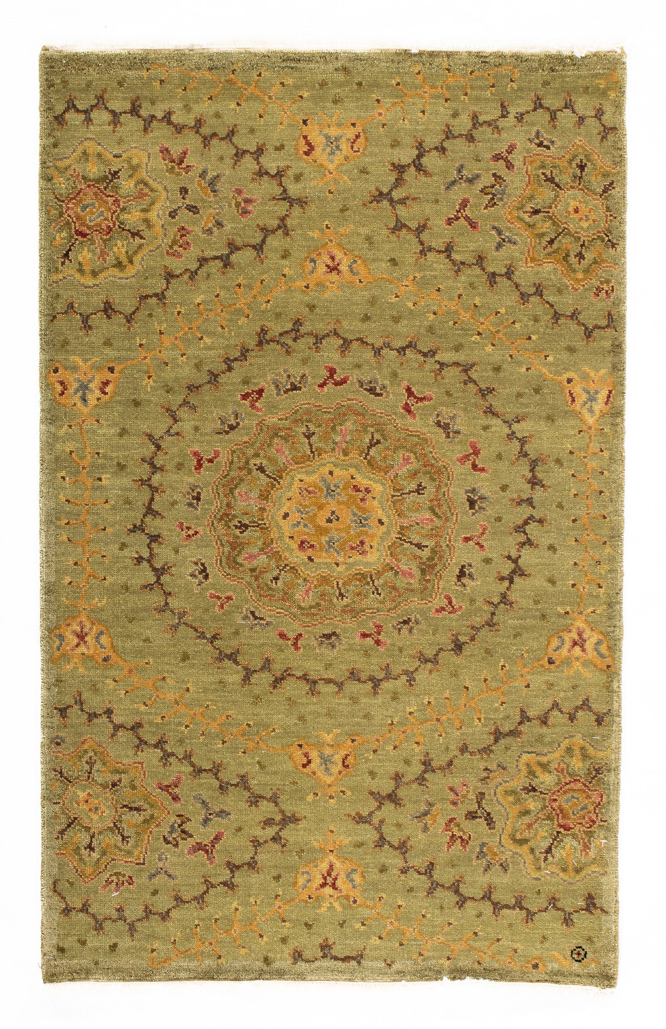 India Ikat Accent Rug <br> 2'8 x 4'2