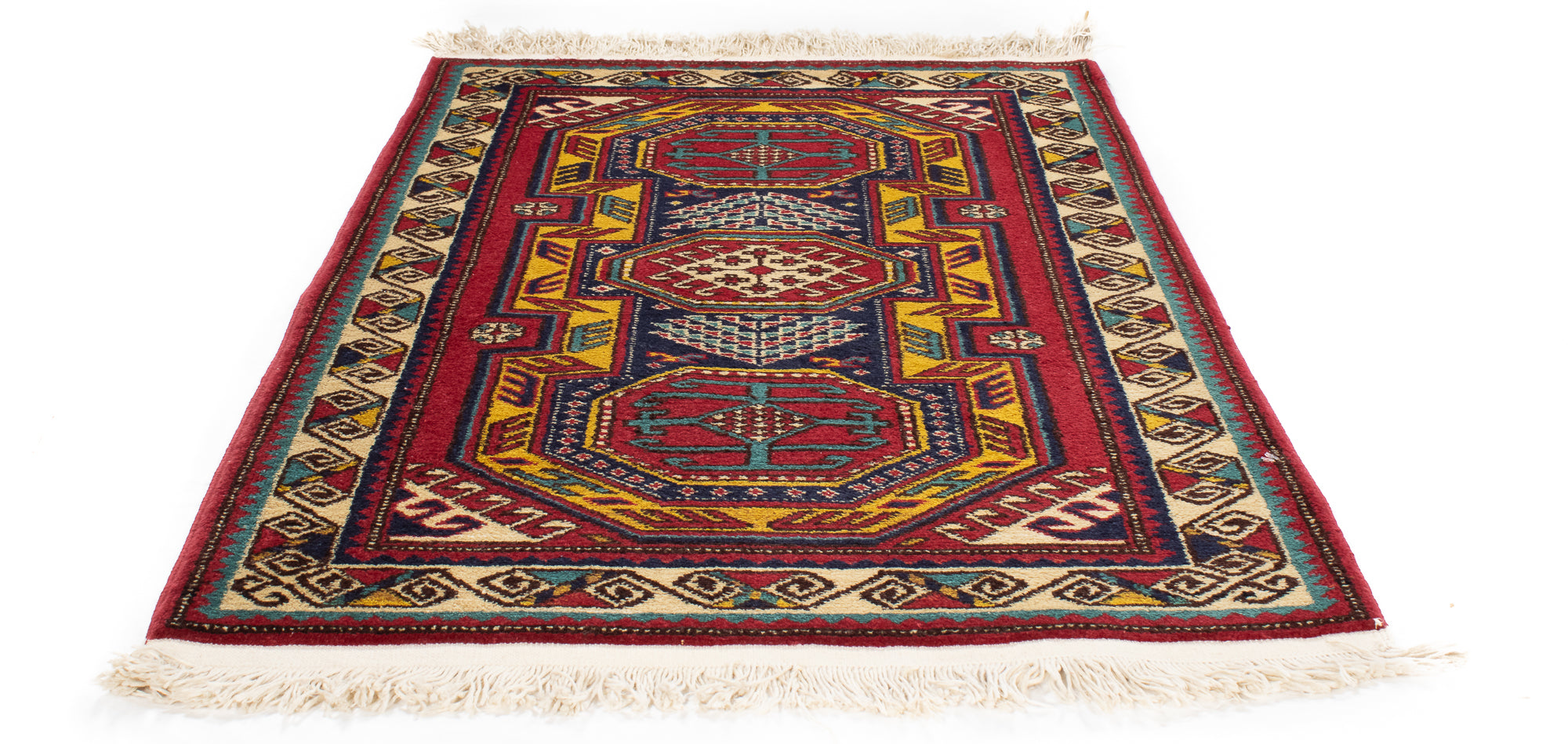 Caucasian Cabistan Rug <br> 2'7 x 4'1