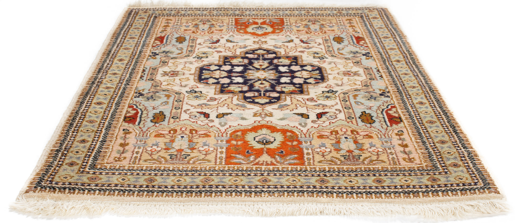 Persia Tabba Tabriz Rug <br> 2'8 x 3'8