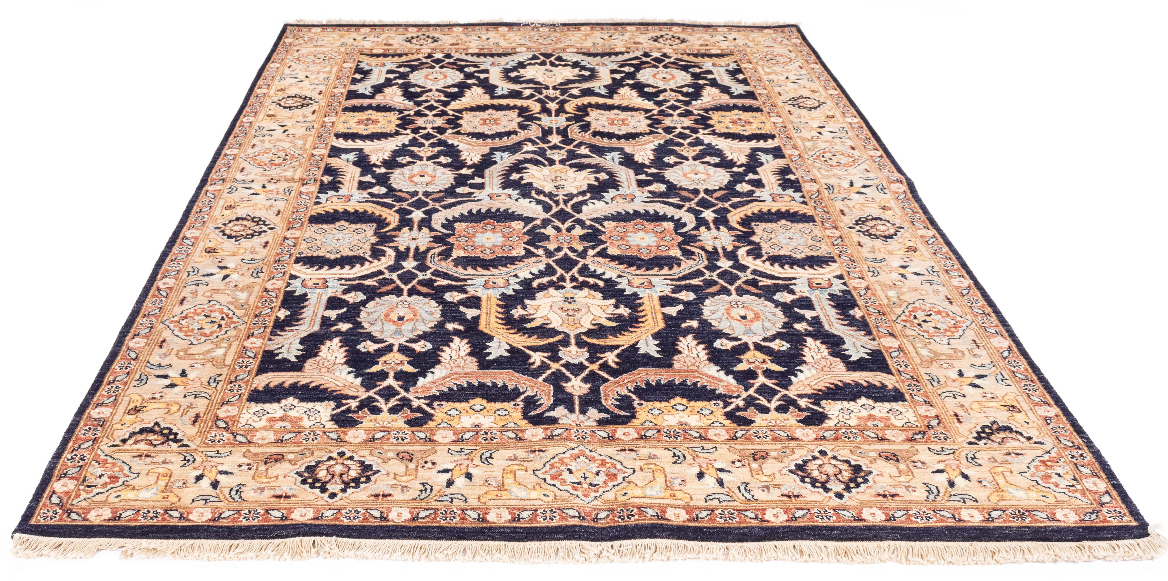 New Indian Chobi Rug <br> 6'0 x 9'2