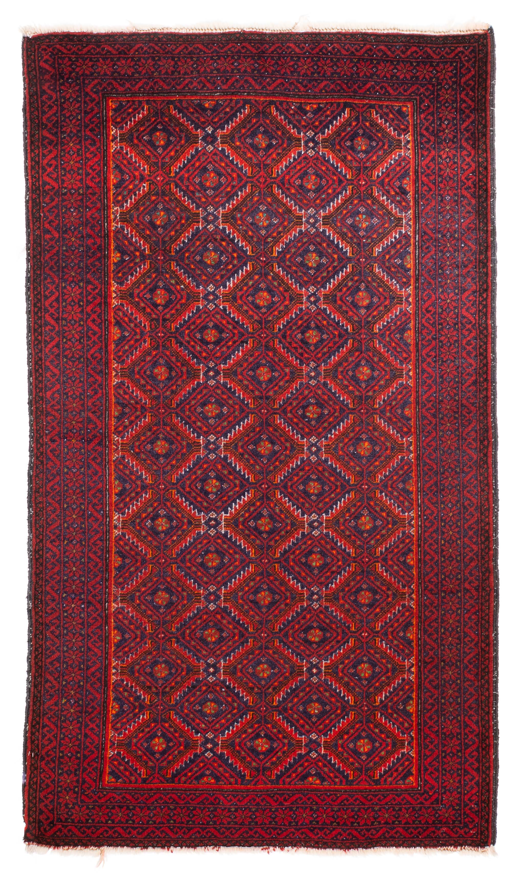 Turkmen Bokhara Rug <br> 3'1 x 5'4