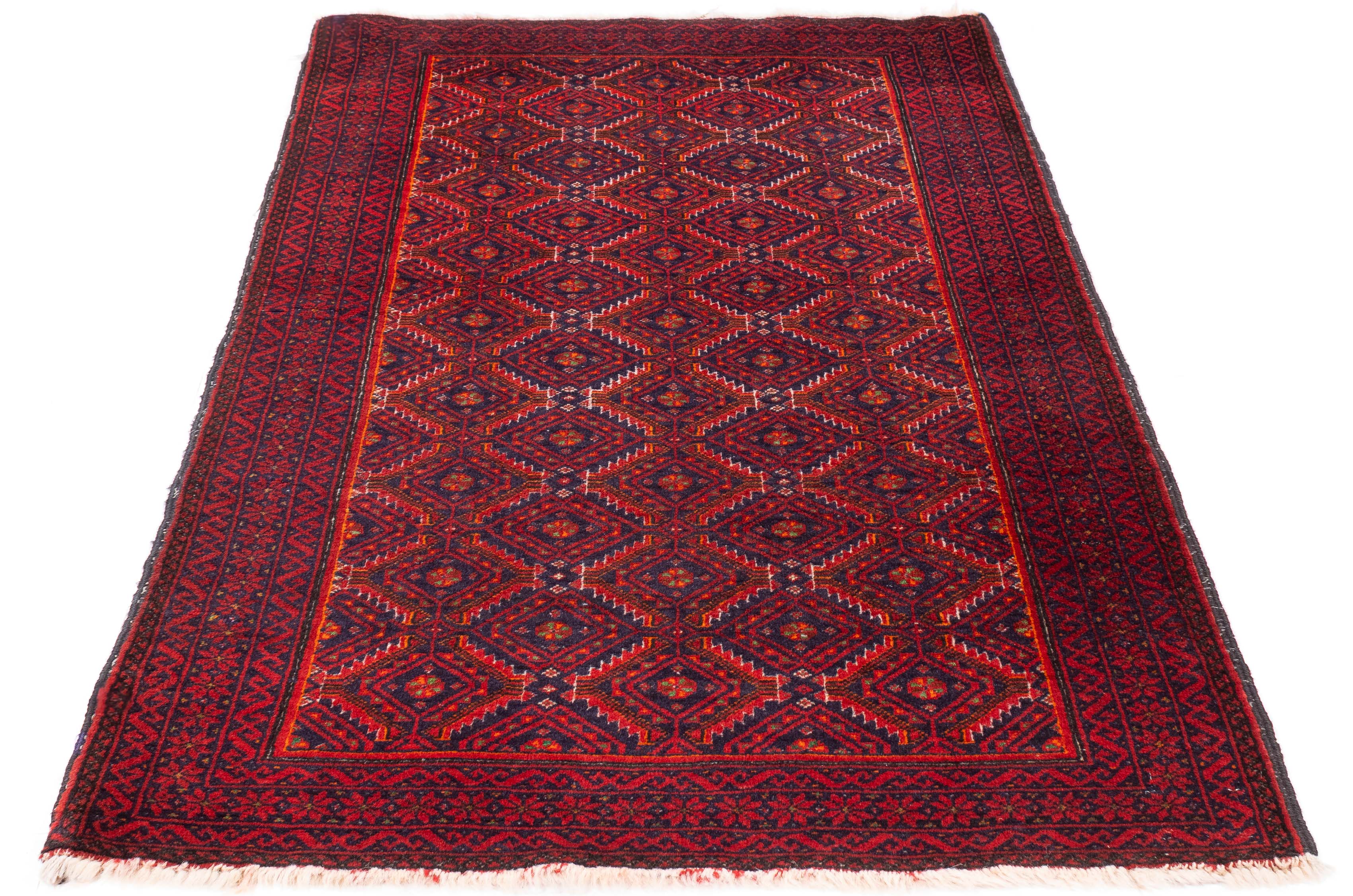 Turkmen Bokhara Rug <br> 3'1 x 5'4