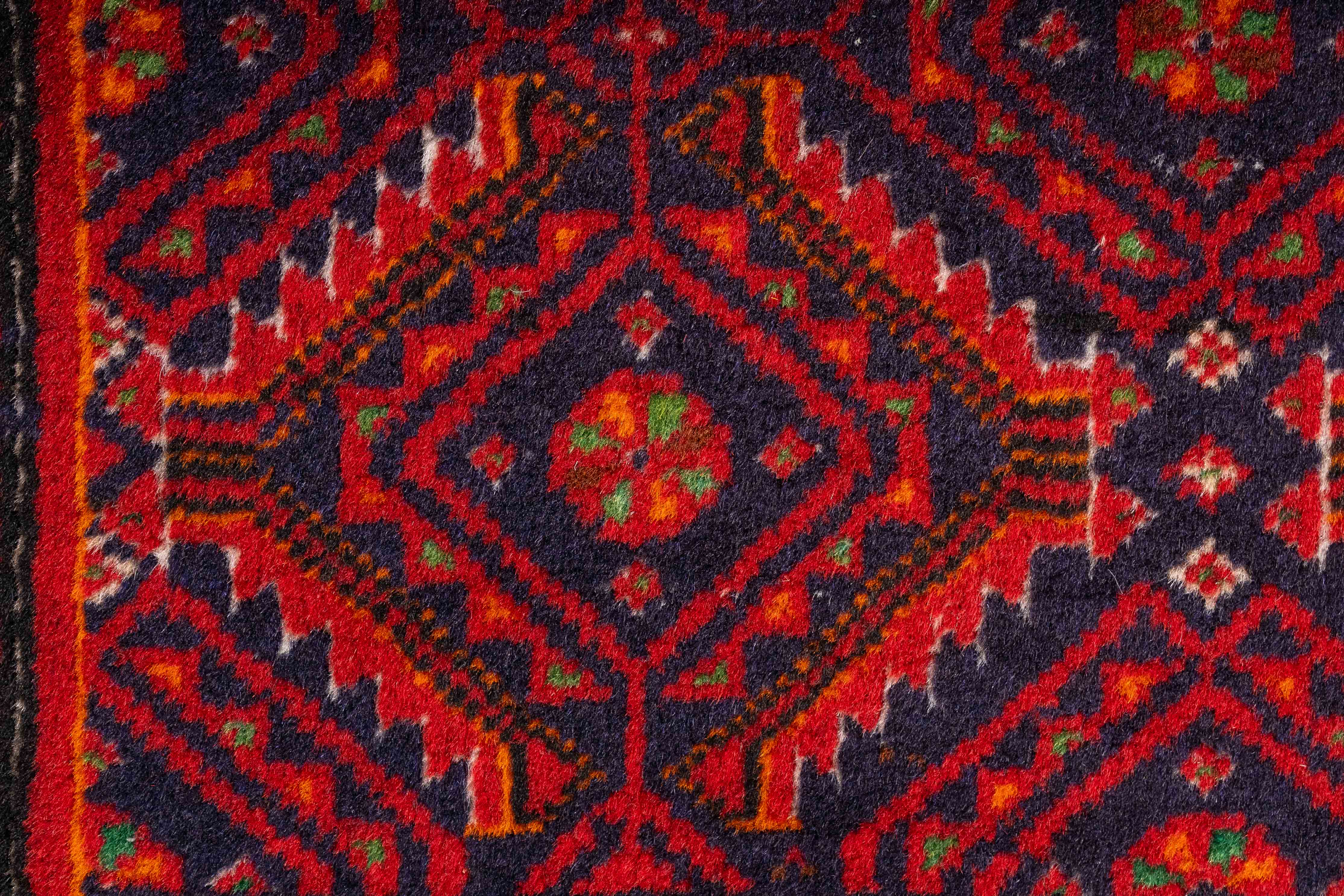 Turkmen Bokhara Rug <br> 3'1 x 5'4