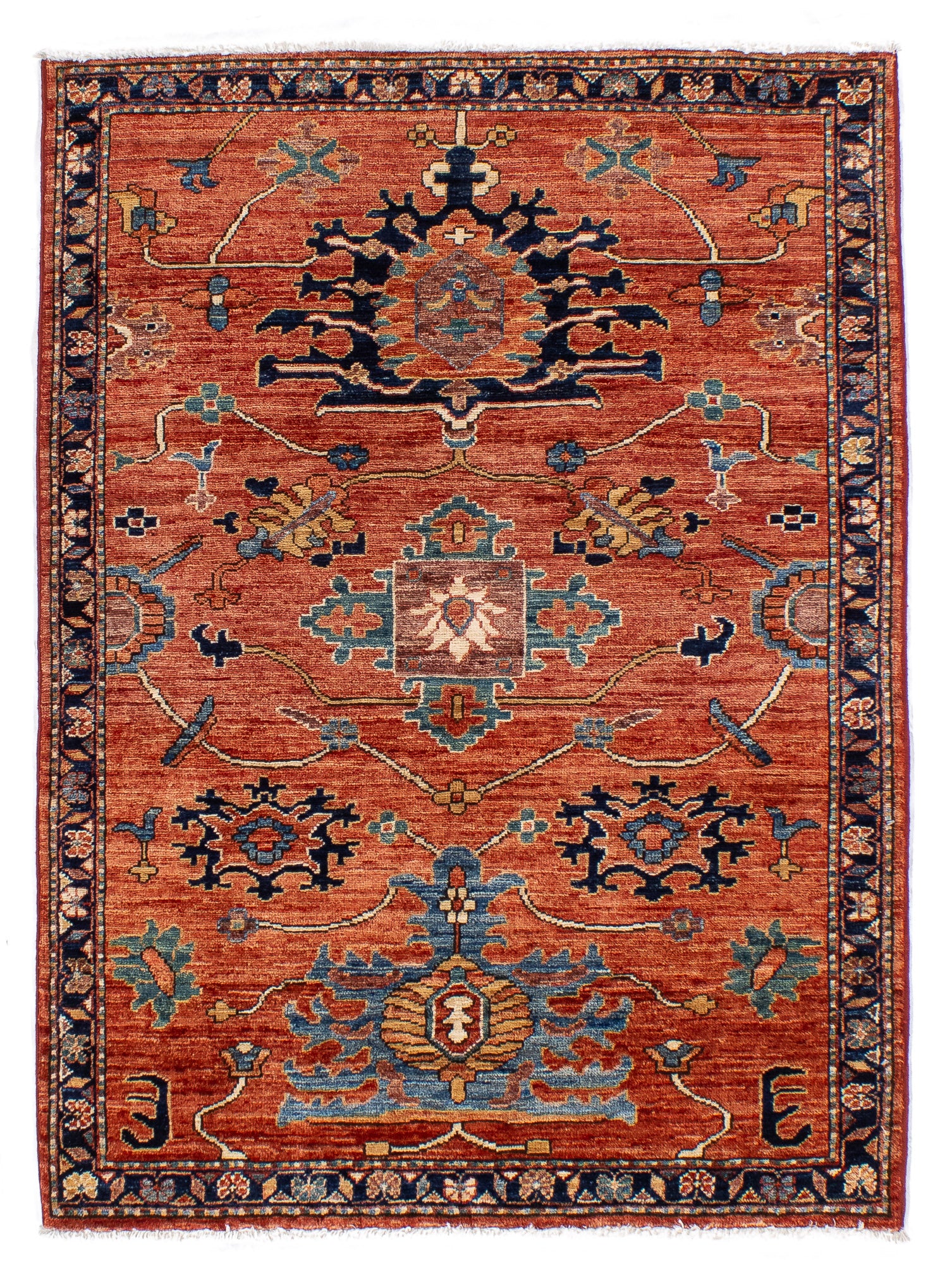 Pakistan Serapi Rug <br> 3'5' x 4'7'