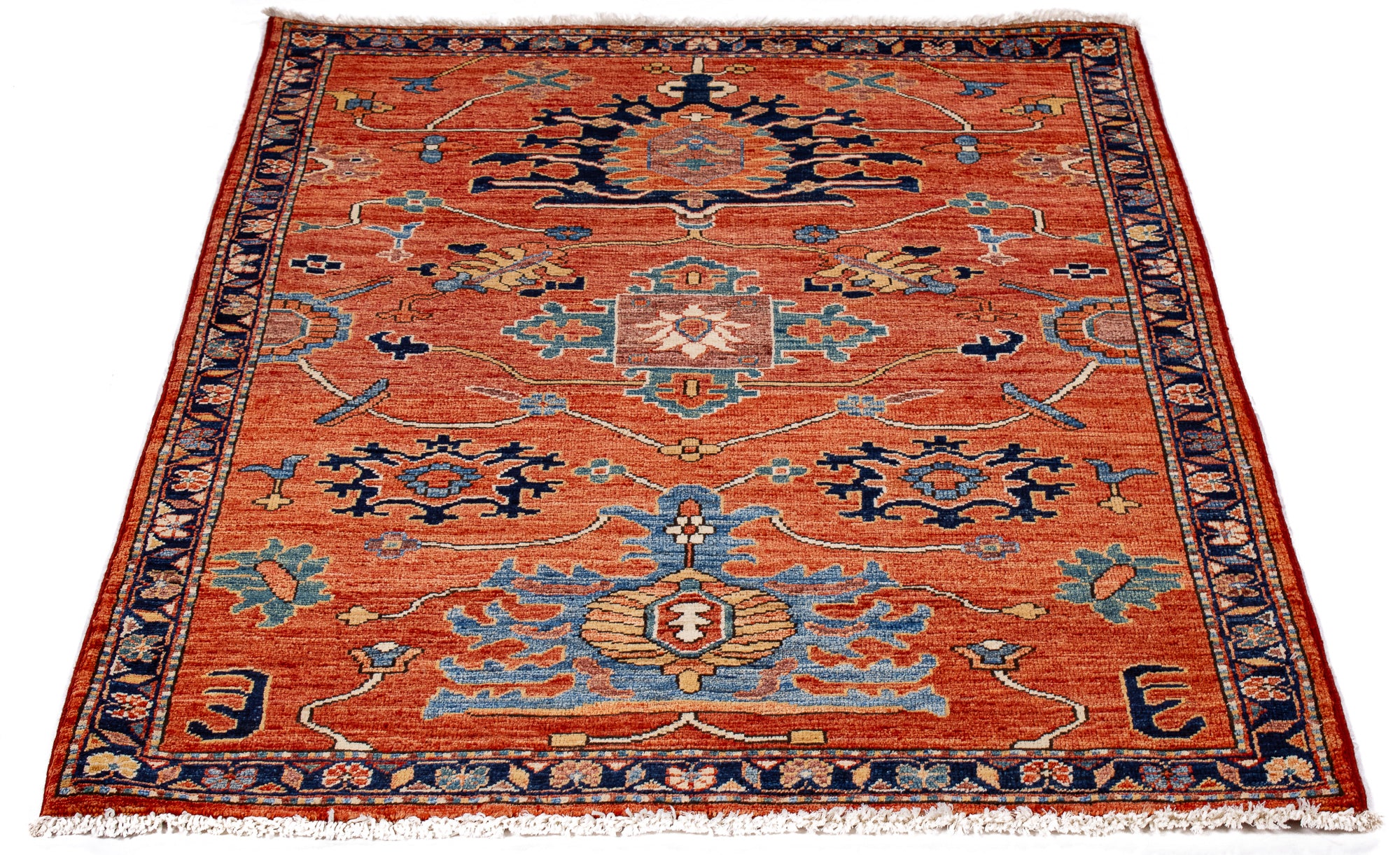 Pakistan Serapi Rug <br> 3'5' x 4'7'