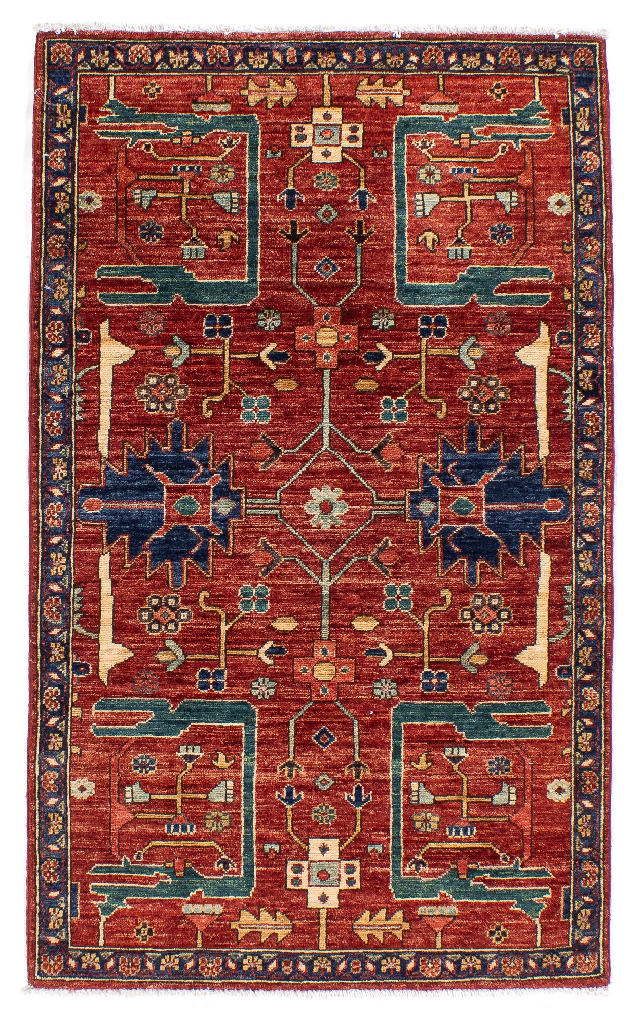 Pakistan Serapi Rug <br> 3'1' x 5'0'