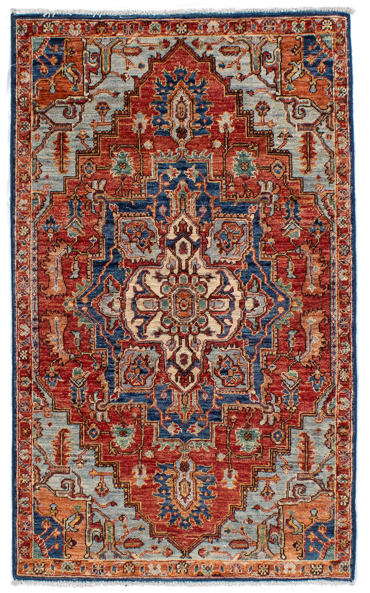 Pakistan Heriz Rug <br> 3'0' x 4'10'