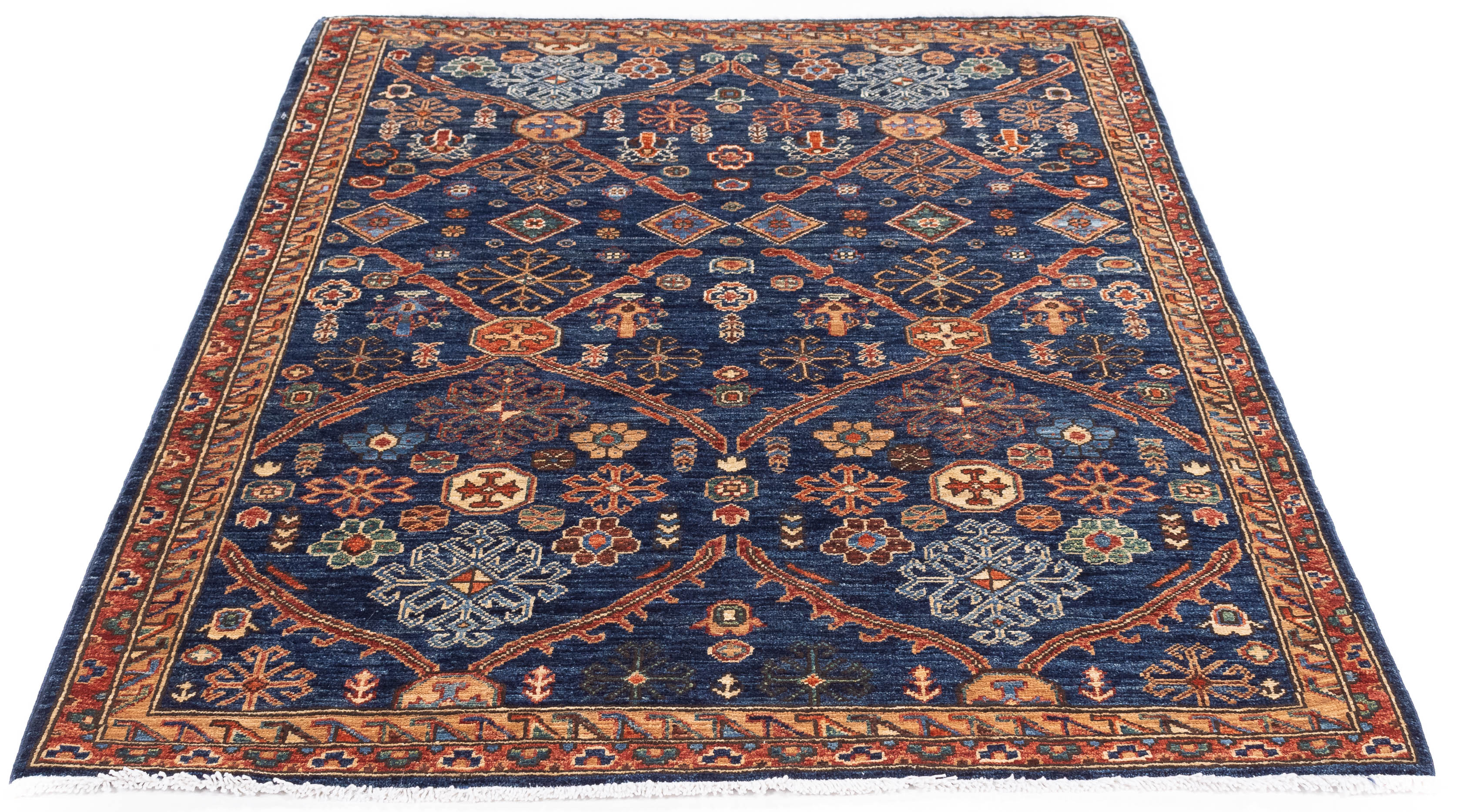 New Pakistan Serapi Rug <br> 4'1 x 6'0