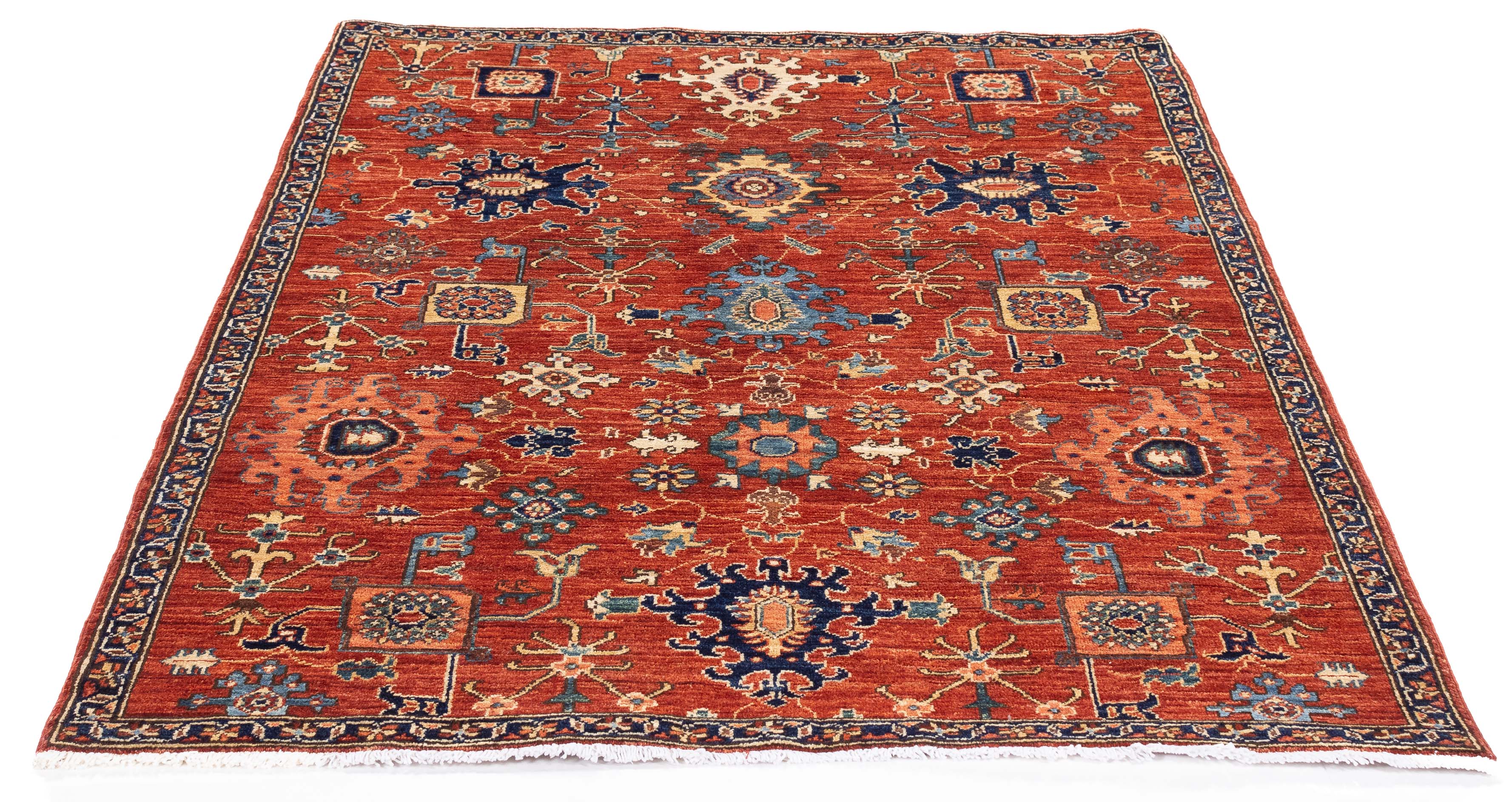 New Pakistan Serapi Rug <br> 4'2 x 5'10