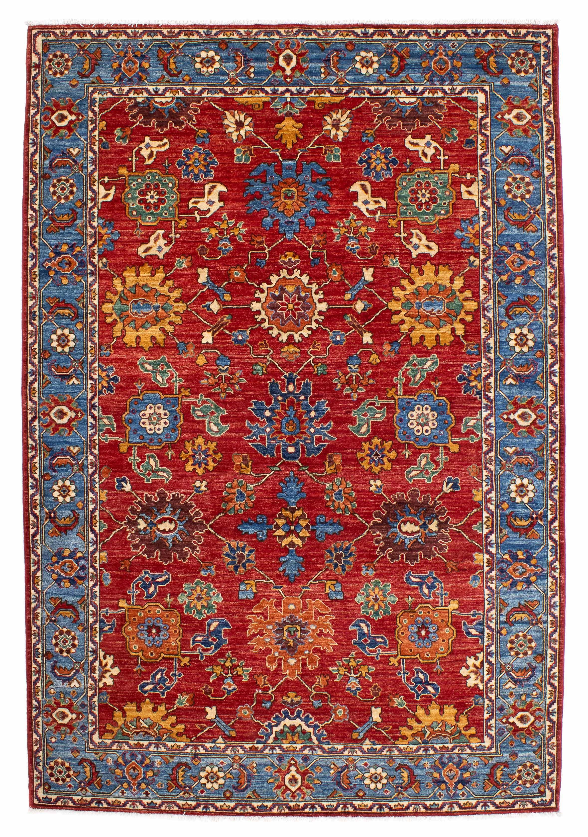 Traditional Pakistan Serapi Rug <br> 5'6 x 8'1