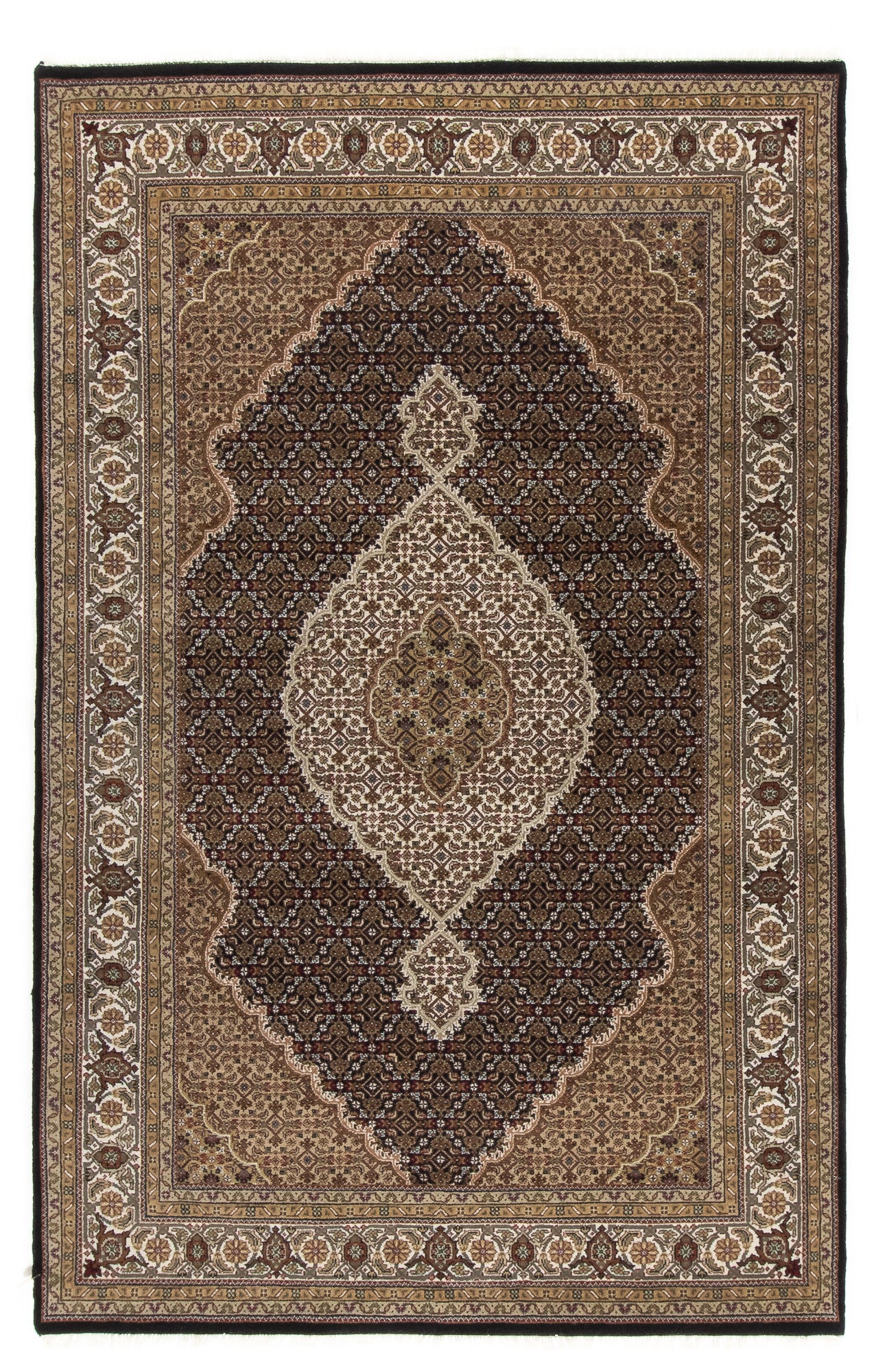 Indo Fine Bidjar Rug <br> 5'10 x 9'2