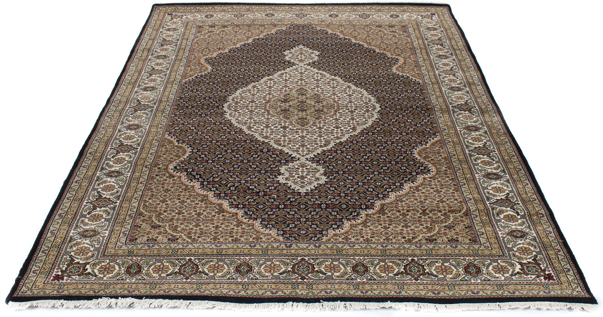 Indo Fine Bidjar Rug <br> 5'10 x 9'2