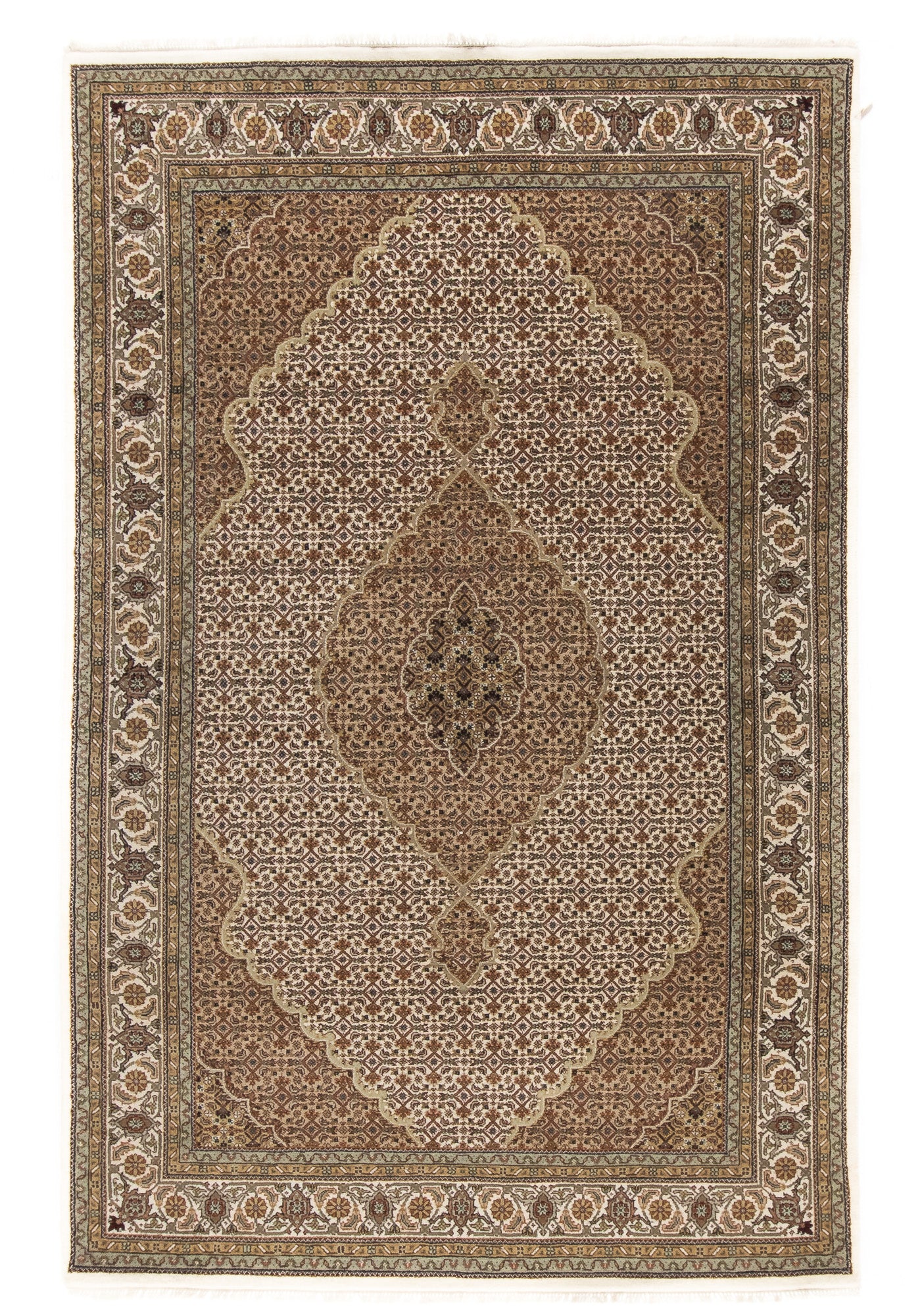 Indo Fine Bidjar Rug <br> 6'0 x 9'3