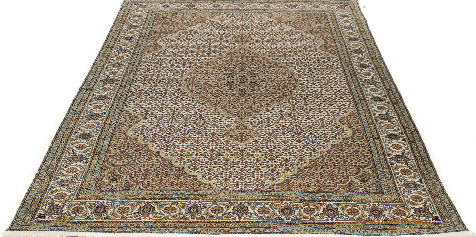 Indo Fine Bidjar Rug <br> 6'0 x 9'3