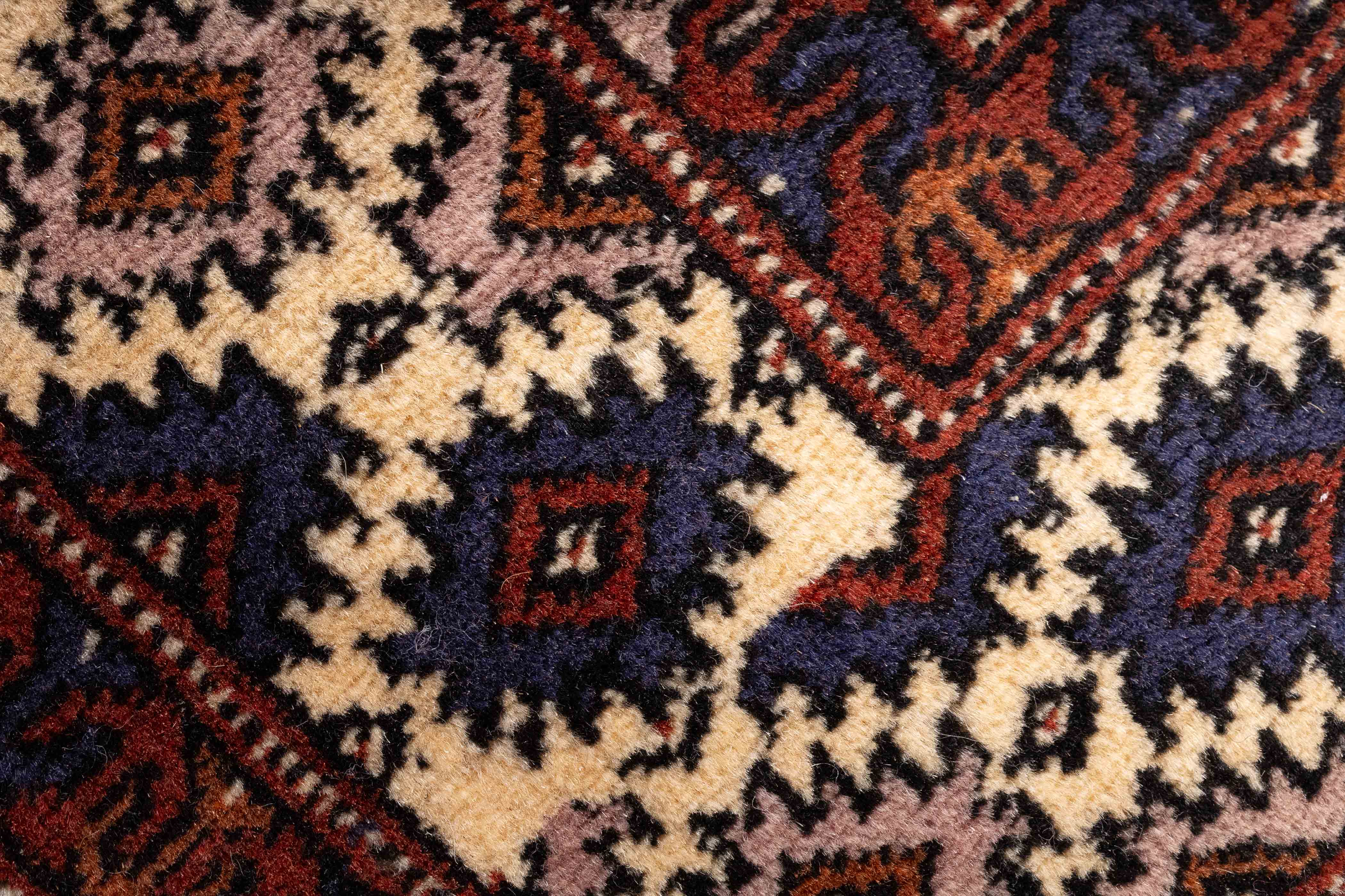 New Turkmen Carpet Rug <br> 4'0 x 5'0