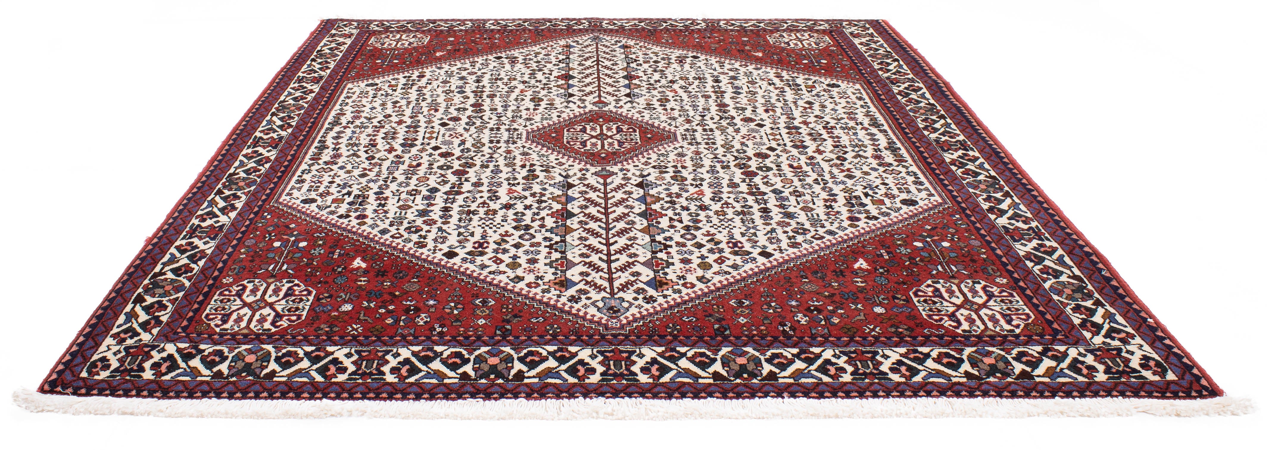 Semi-Antique Persian Abadeh Rug <br> 5'2 x 6'10