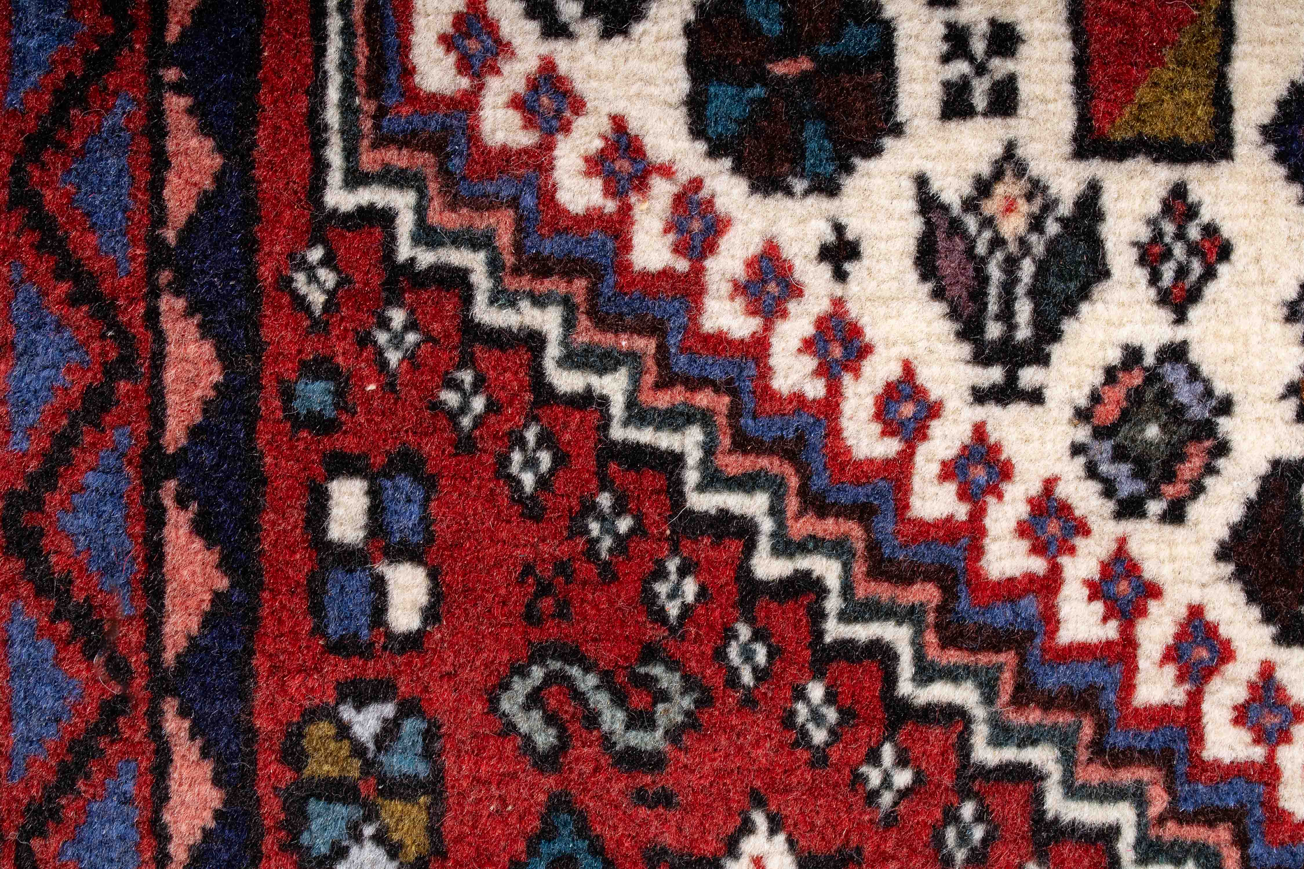 Semi-Antique Persian Abadeh Rug <br> 5'2 x 6'10