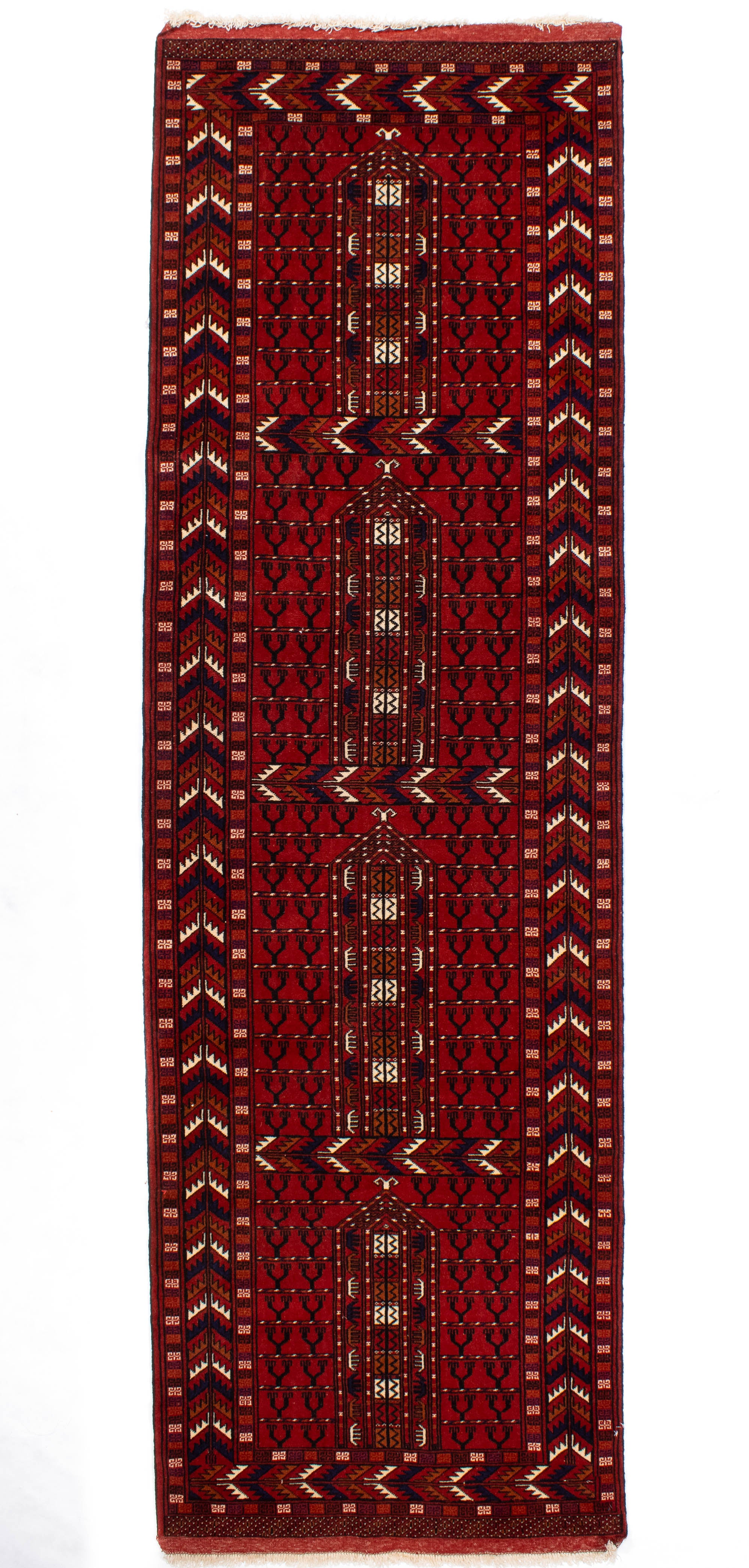 Fine Persian Turkmen Rug <br> 3'0 x 9'3