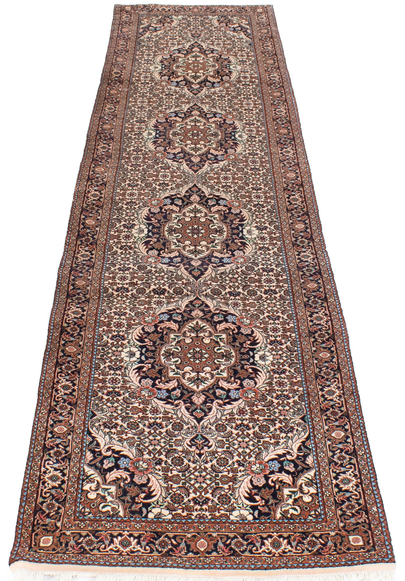 All Over Persian Bidjar Runner <br> 2'5 x 10'0